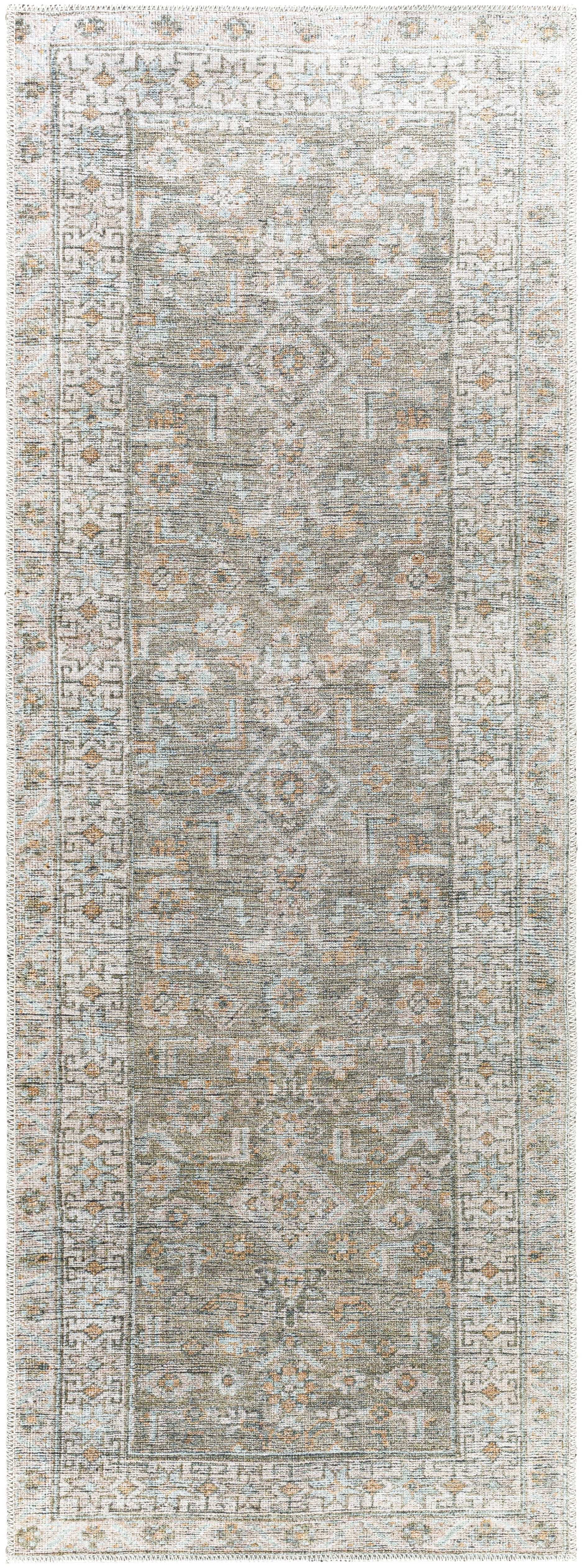 Becki Owens Darling BODA-2301 Cream Machine Washable Area Rug by LIVABLISS