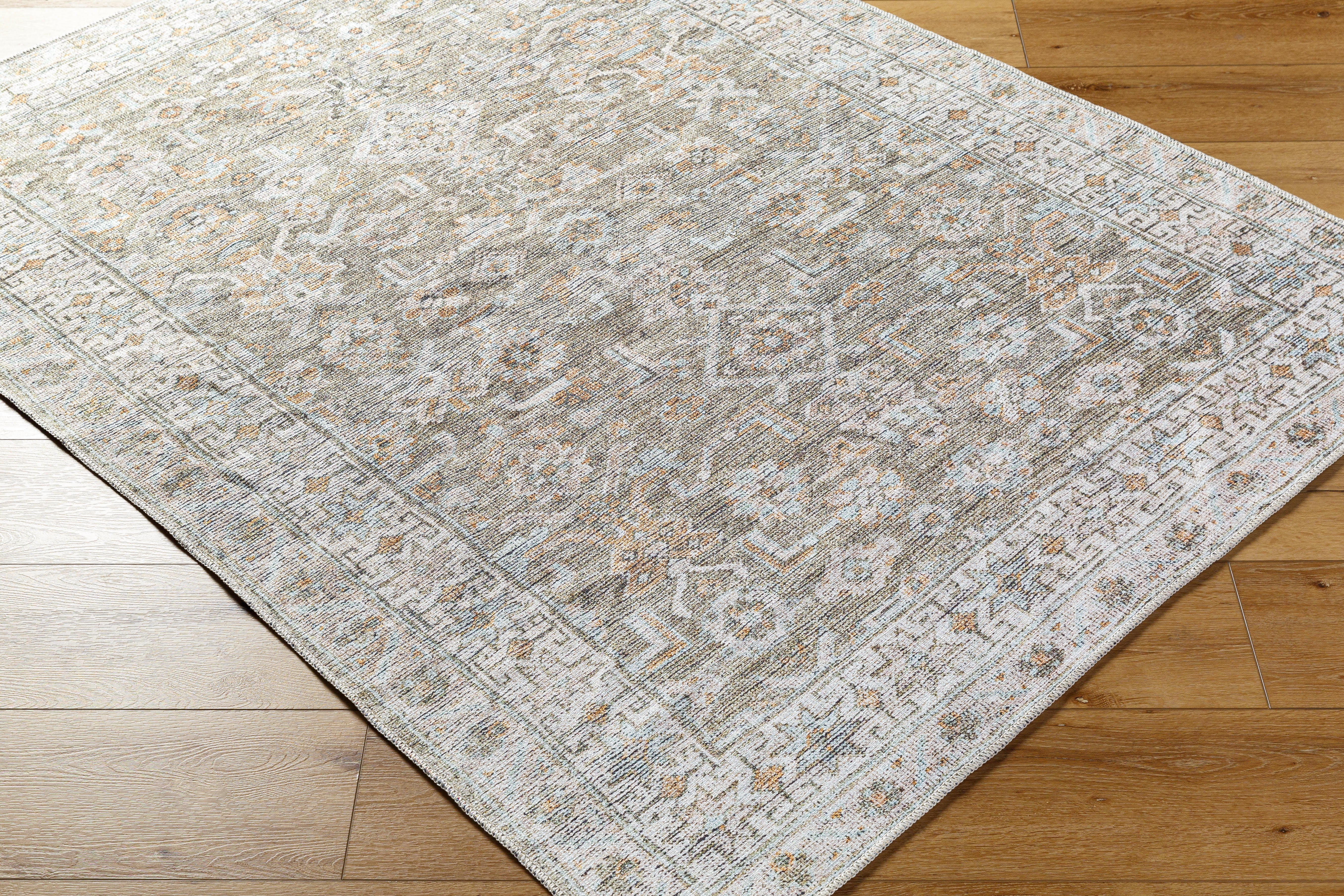 Becki Owens Darling BODA-2301 Cream Machine Washable Area Rug by LIVABLISS