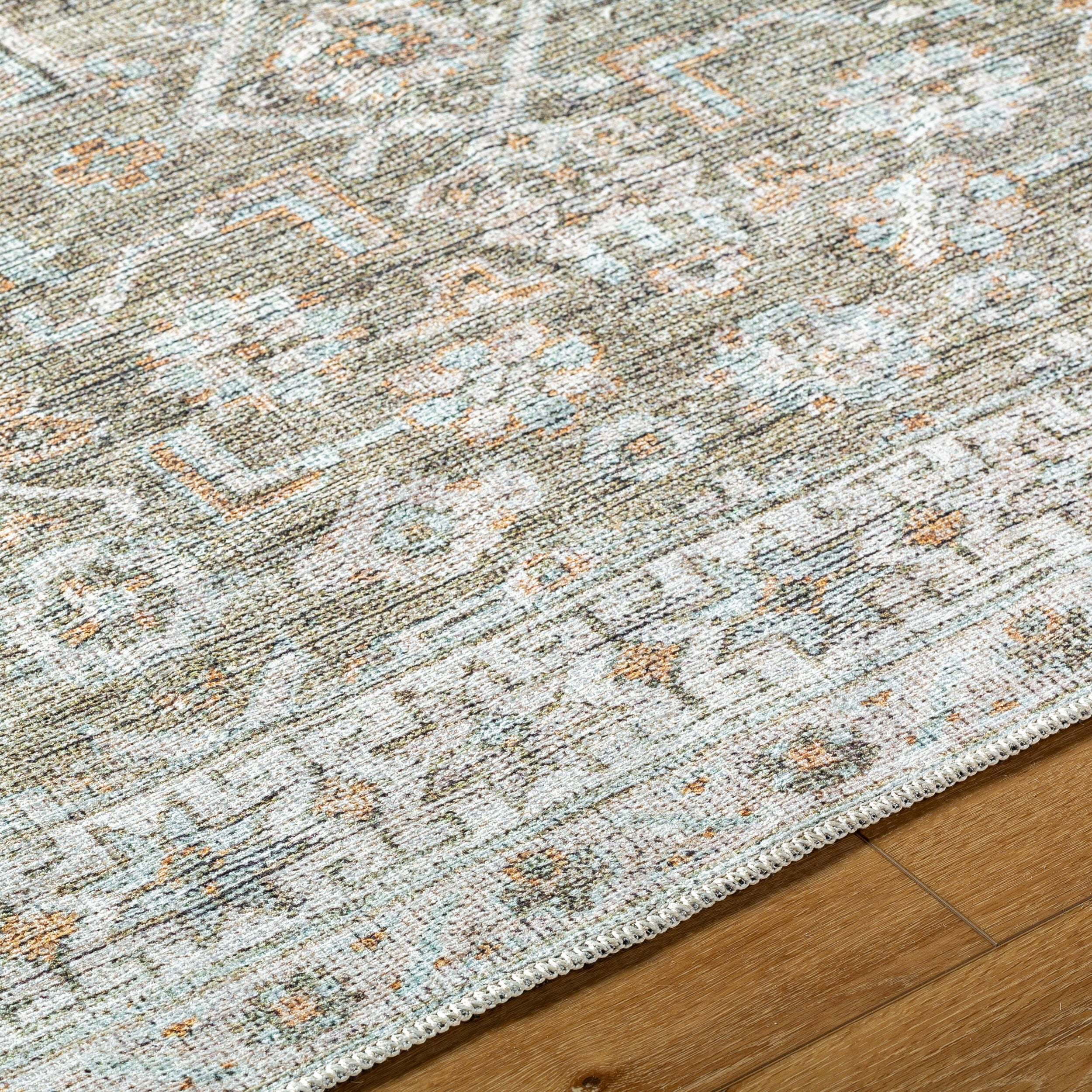 Becki Owens Darling BODA-2301 Cream Machine Washable Area Rug by LIVABLISS