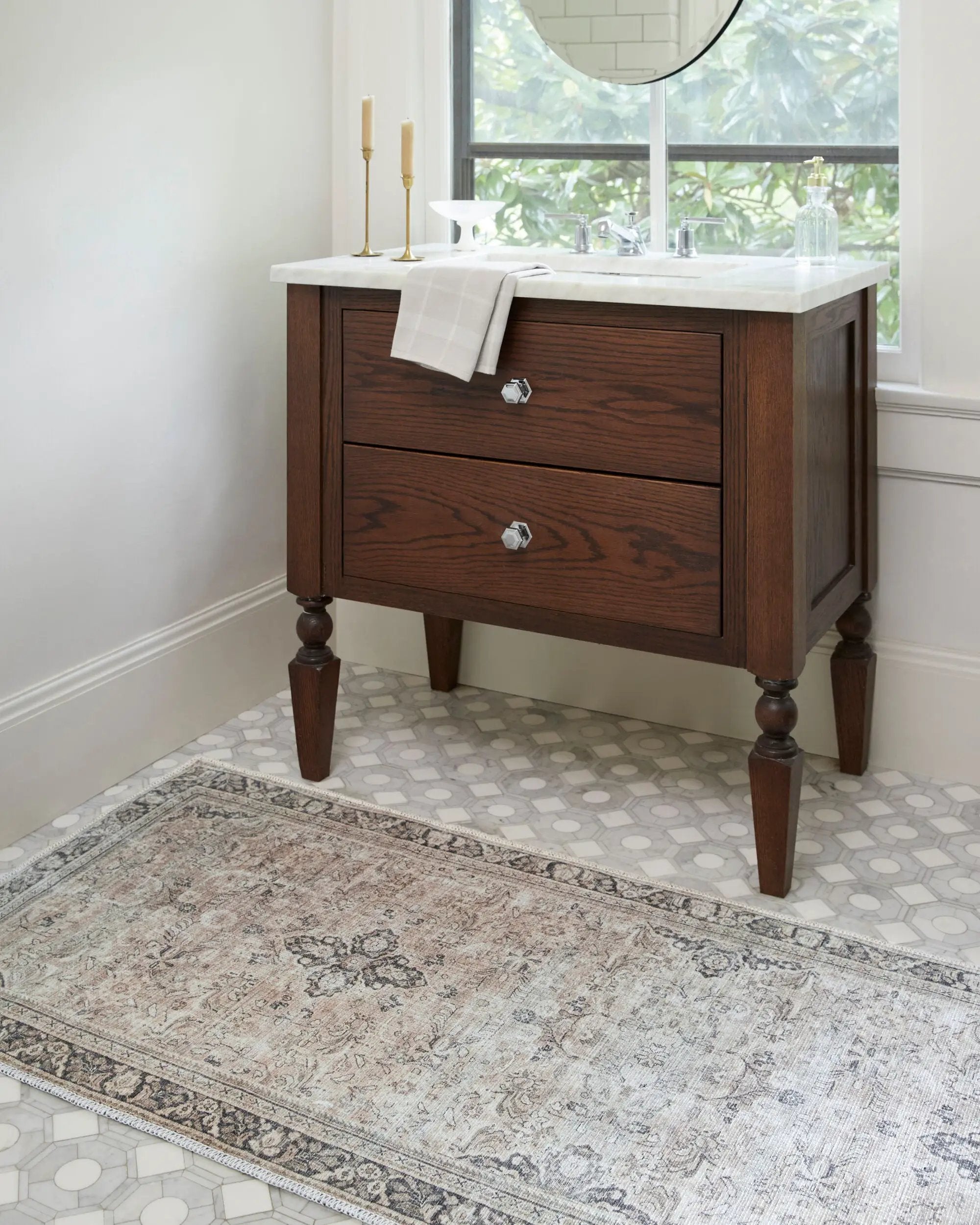 Darling BODA-2304 Tan Area Rug by Becki Owens x LIVABLISS