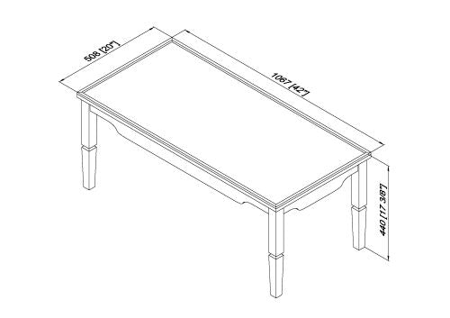 Becki Owens Doheny BODH-004 Coffee Table by LIVABLISS