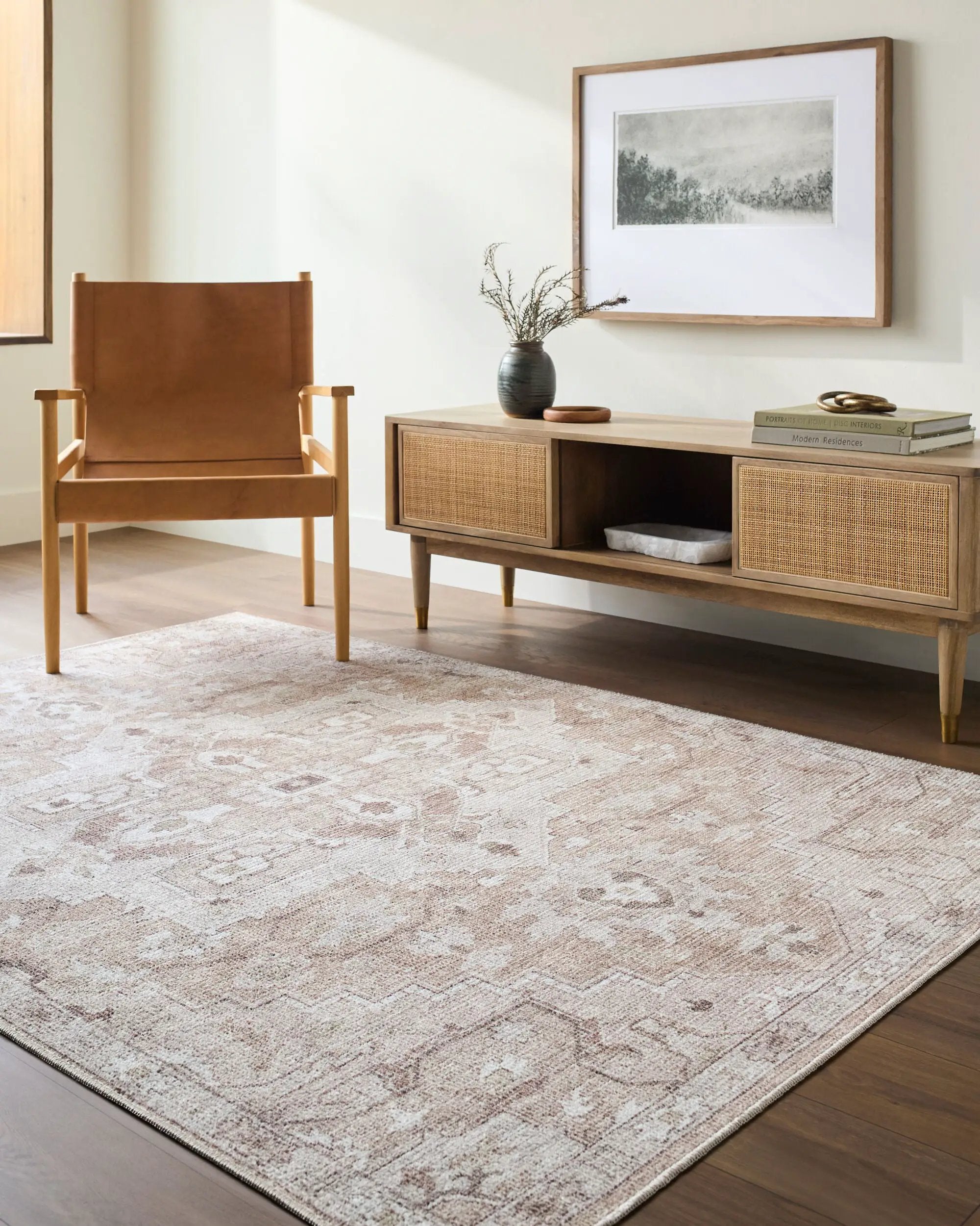 Elle BOEC-2302 Tan Area Rug by Becki Owens x LIVABLISS