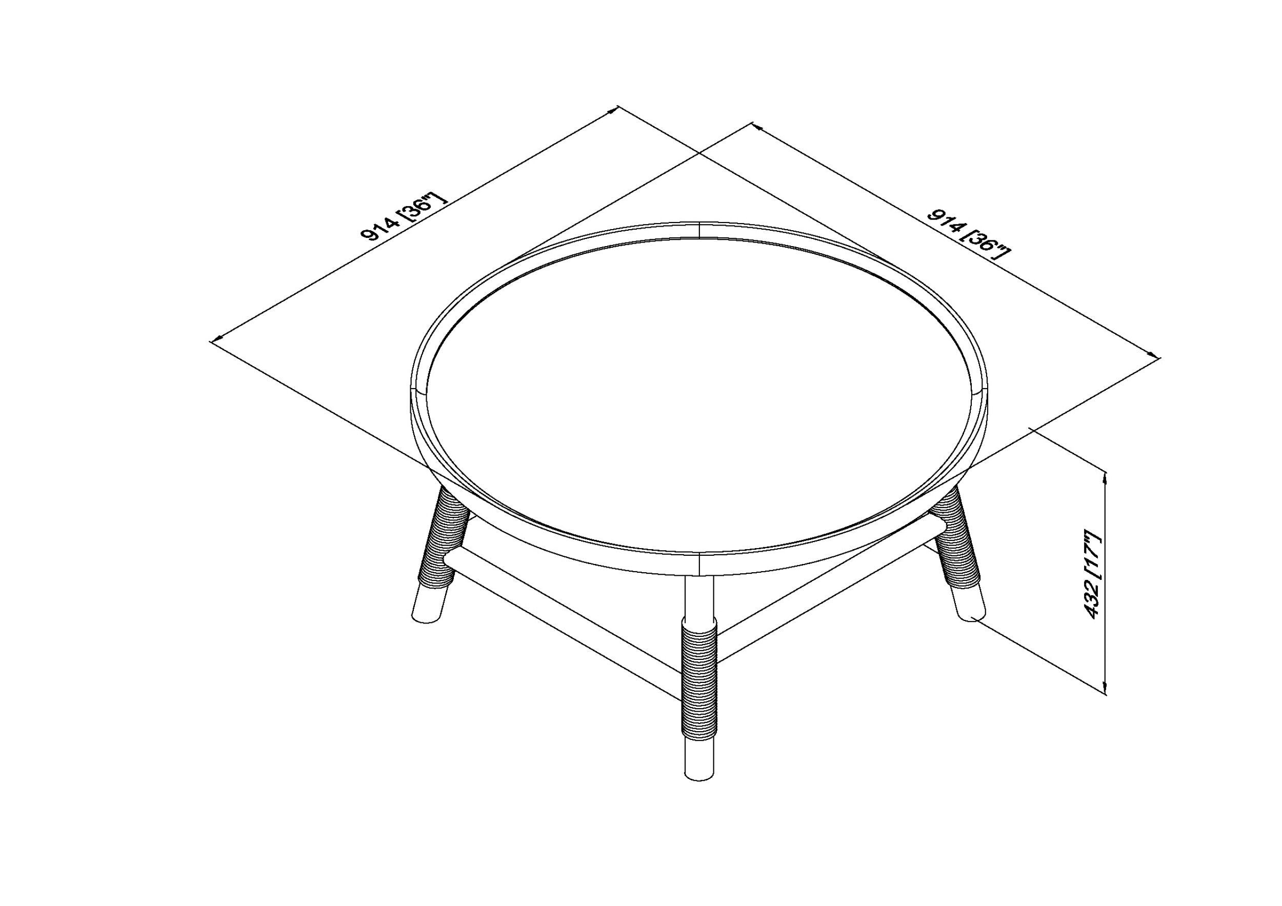 Becki Owens x LIVABLISS Esmarca BOES-002 Coffee Table