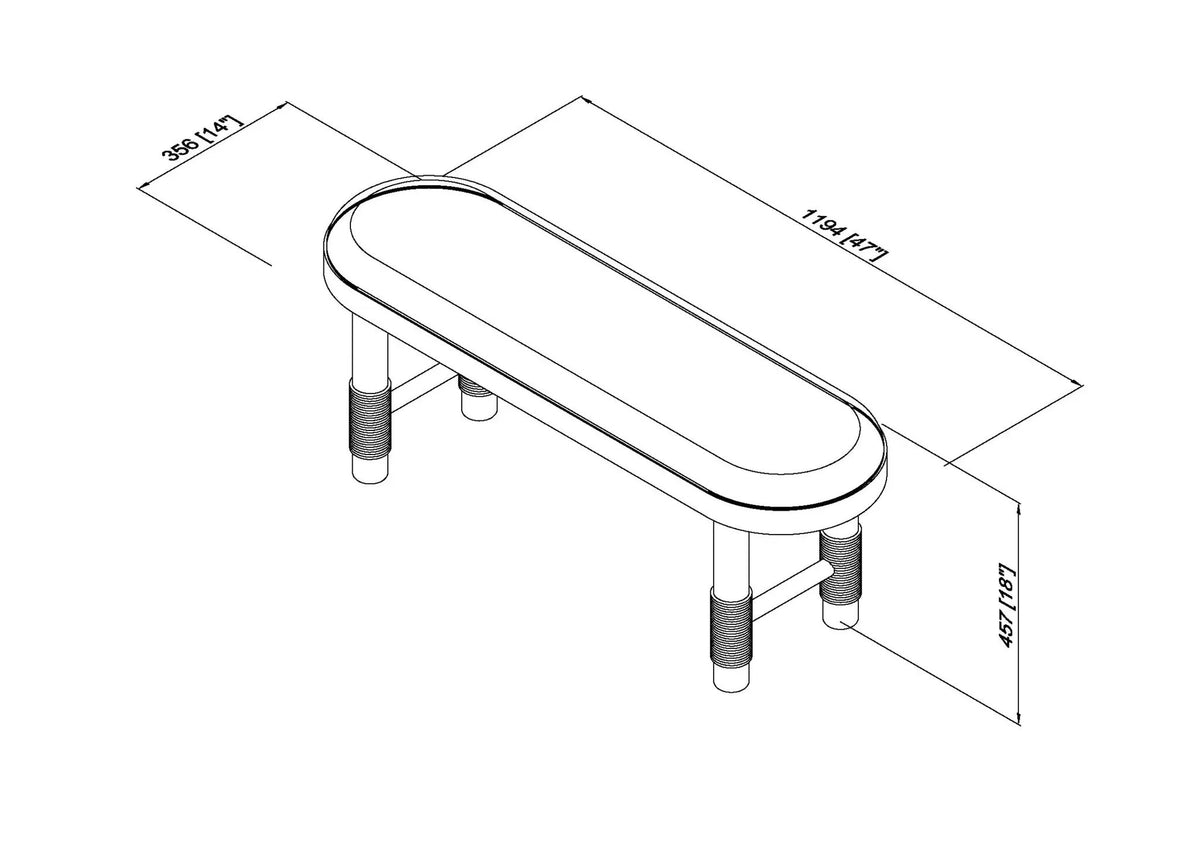Esmarca BOES-003 Bench by Becki Owens x LIVABLISS