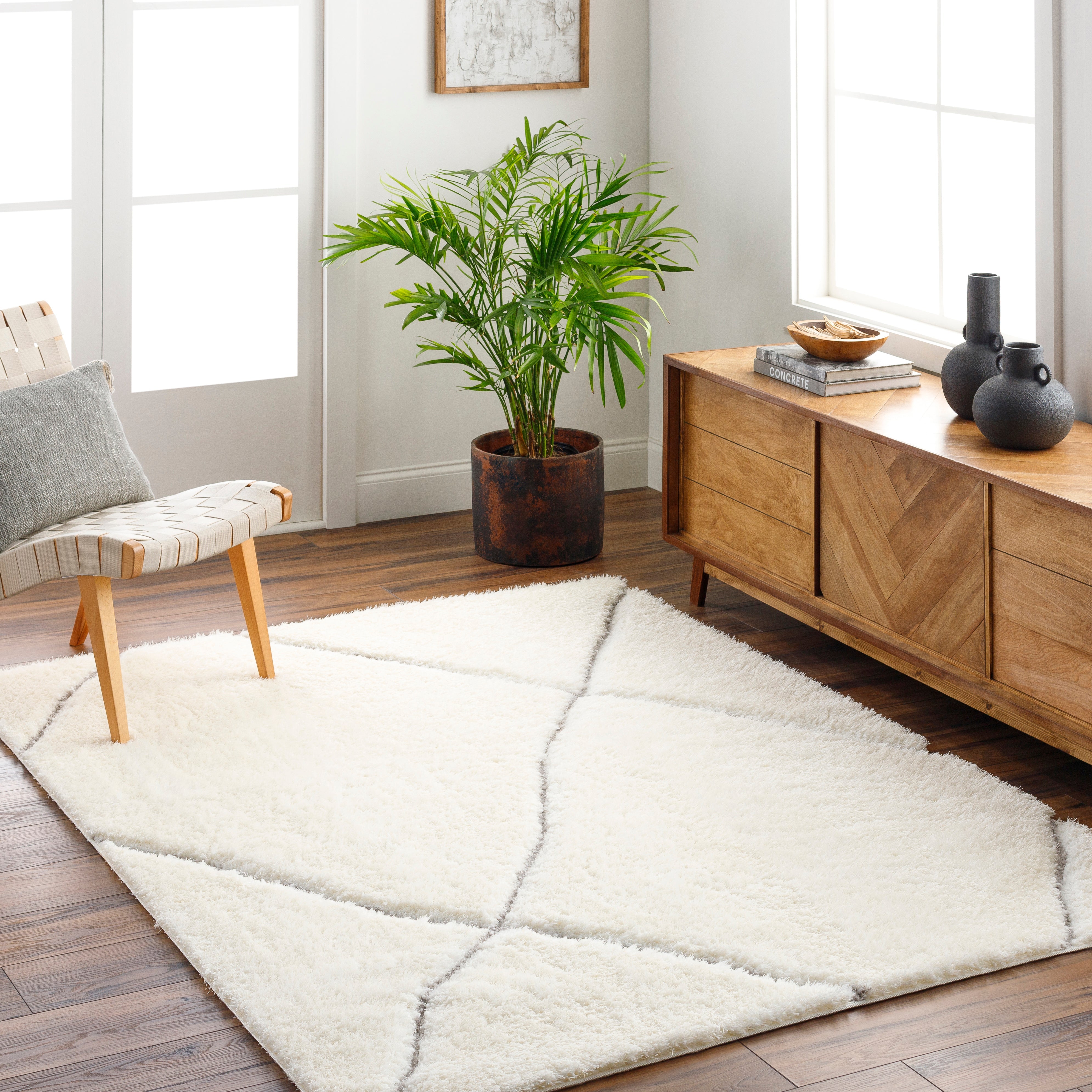 Surya Bologna BOG-2318 Gray Area Rug by LIVABLISS