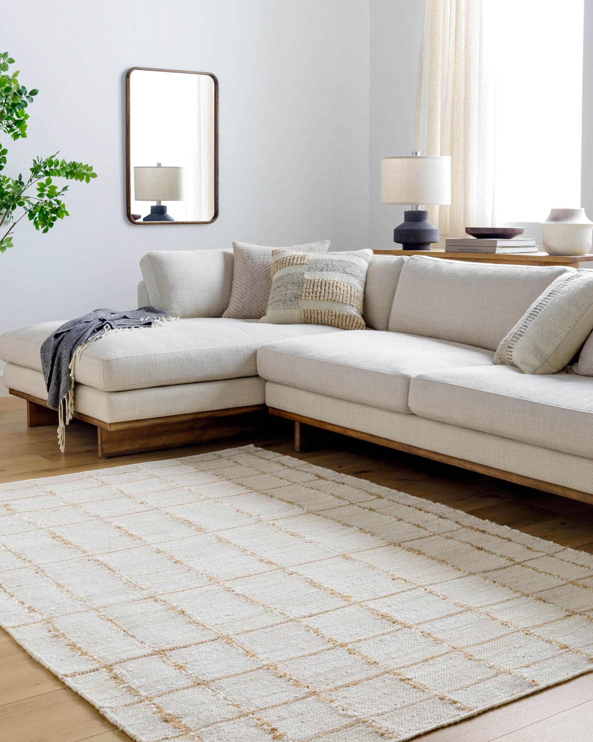 Becki Owens Kamey BOKY-2303 Ivory Area Rug by LIVABLISS