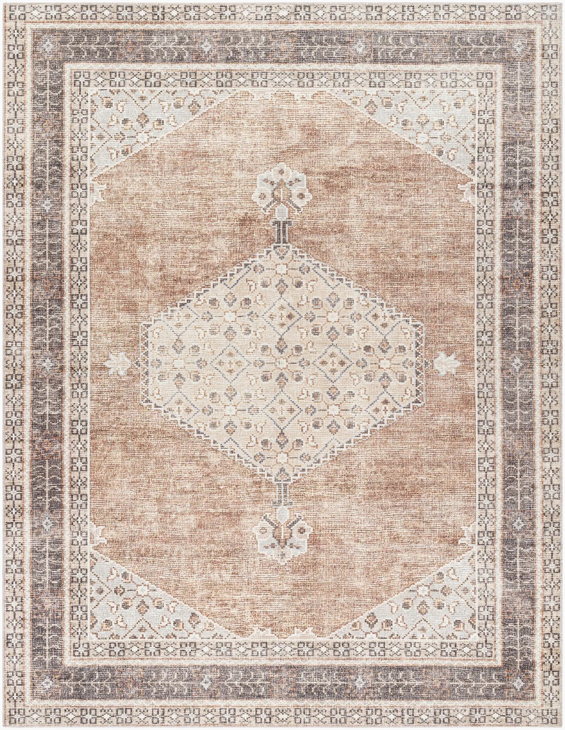 Lila BOLC-2300 Tan Area Rug by Becki Owens x LIVABLISS