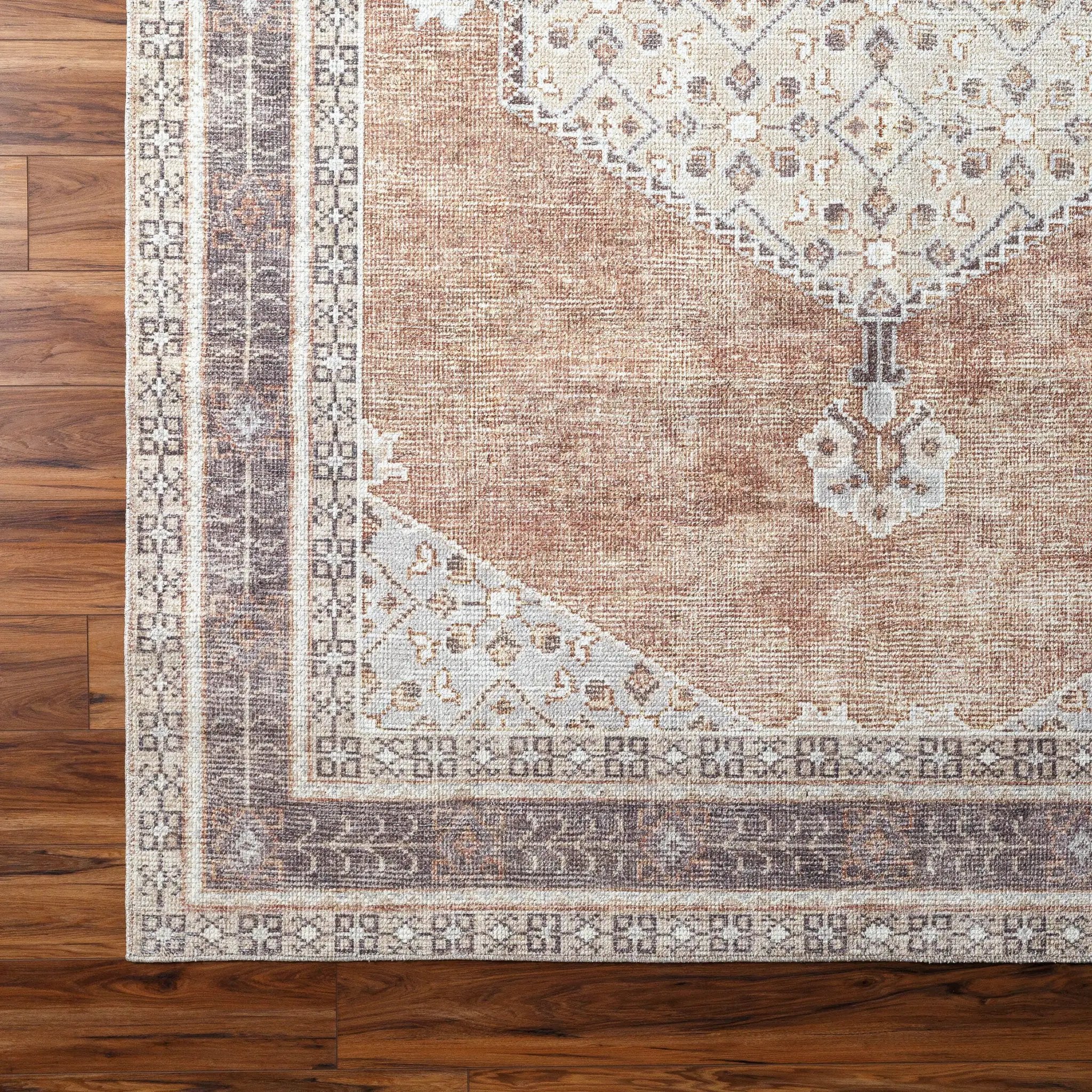 Lila BOLC-2300 Tan Area Rug by Becki Owens x LIVABLISS