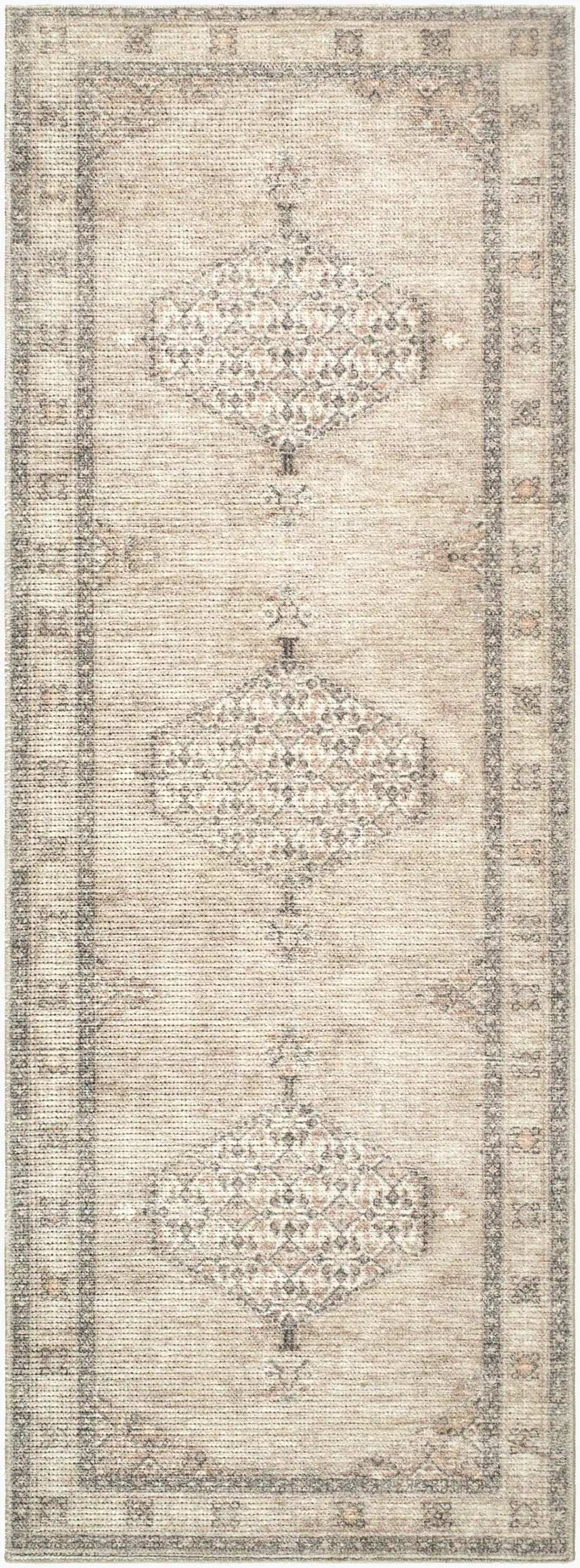 Lila BOLC-2302 Medium Brown Area Rug by Becki Owens x LIVABLISS