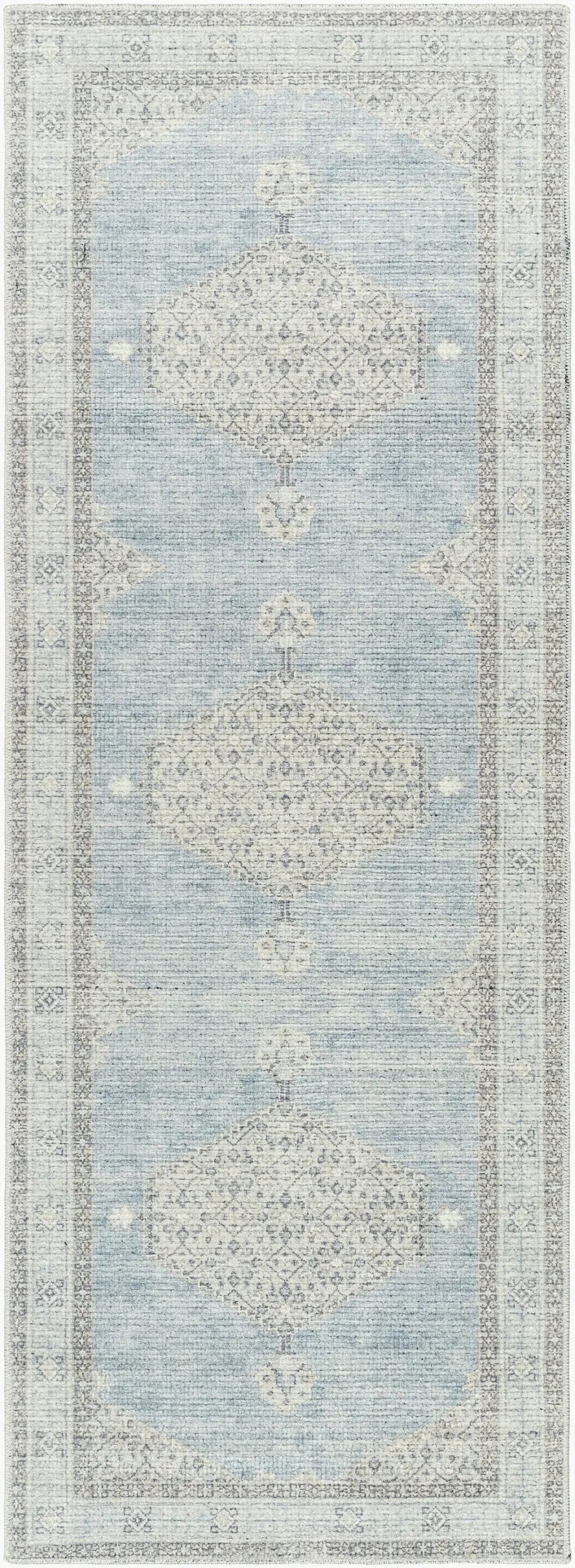 Lila BOLC-2303 Denim Area Rug by Becki Owens x LIVABLISS