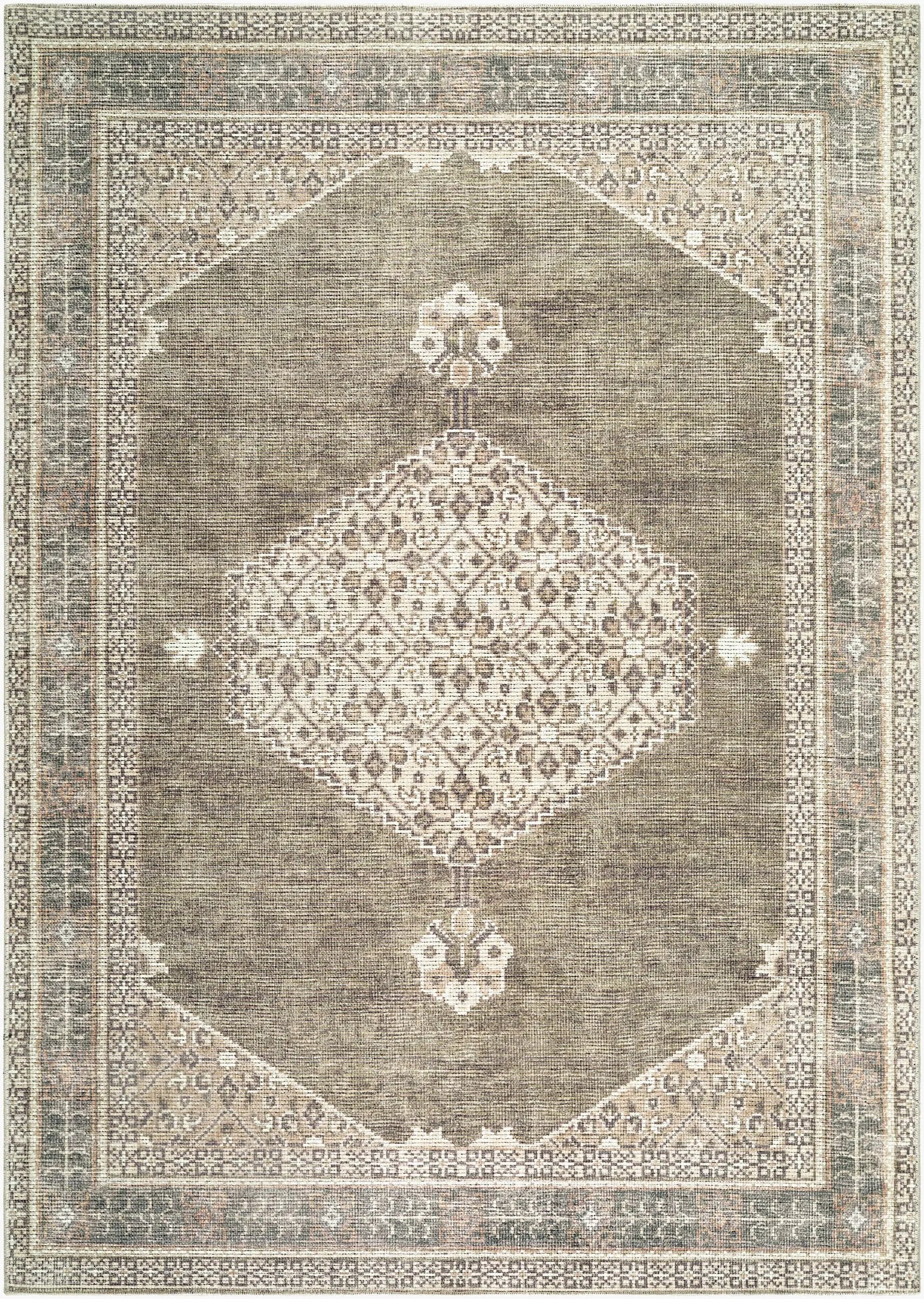 Lila BOLC-2304 Olive Area Rug by Becki Owens x LIVABLISS