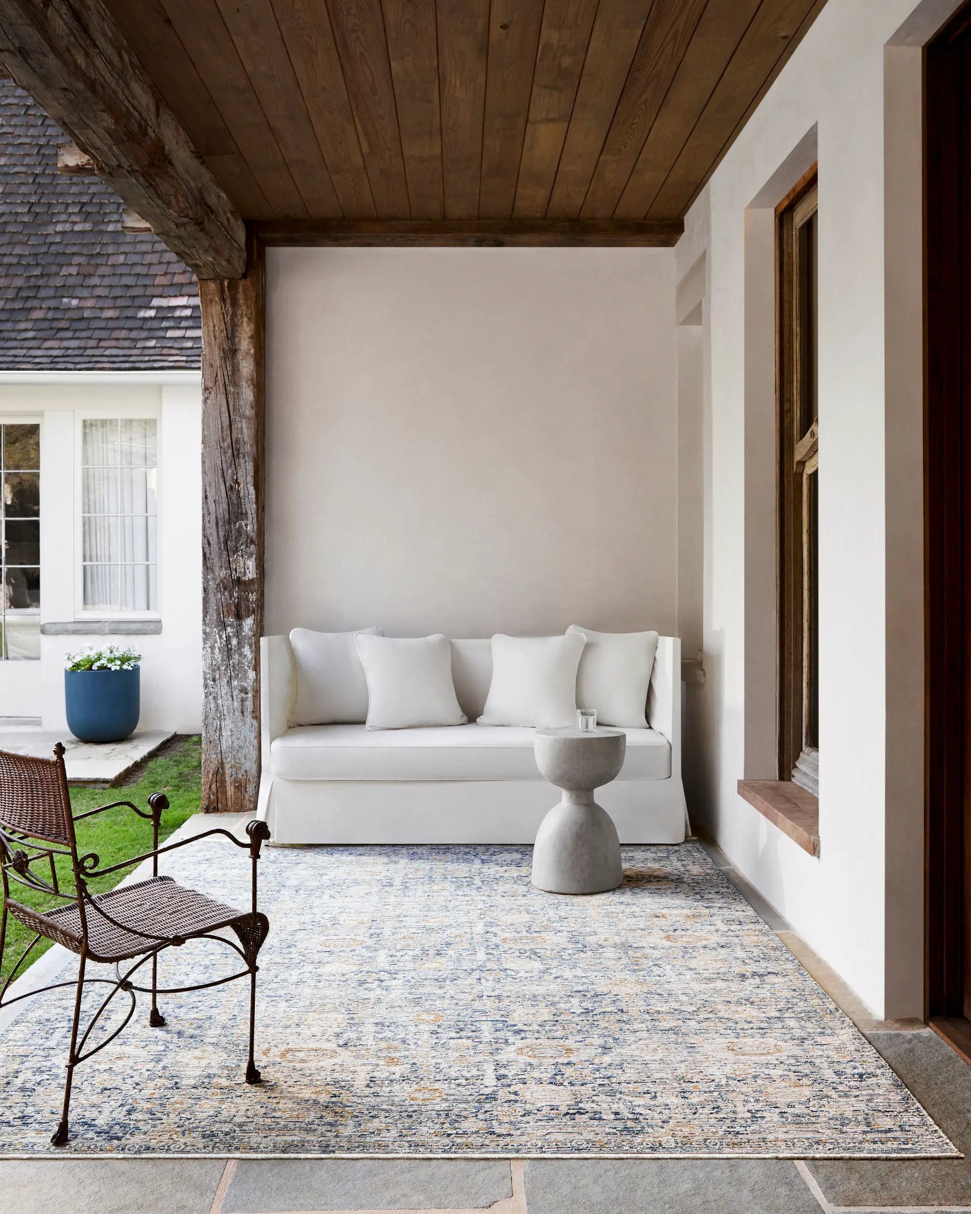 Margaret BOMG-2300 Navy Area Rug by Becki Owens x LIVABLISS