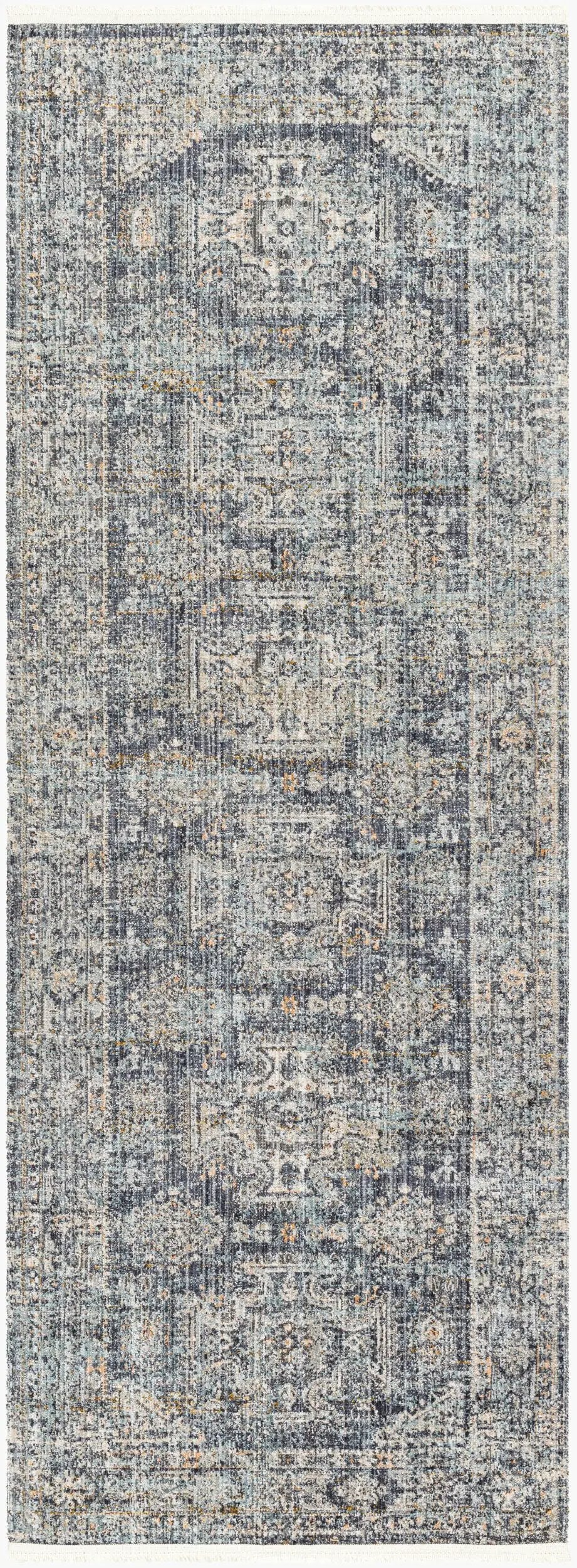 Margaret BOMG-2301 Black Area Rug by Becki Owens x LIVABLISS