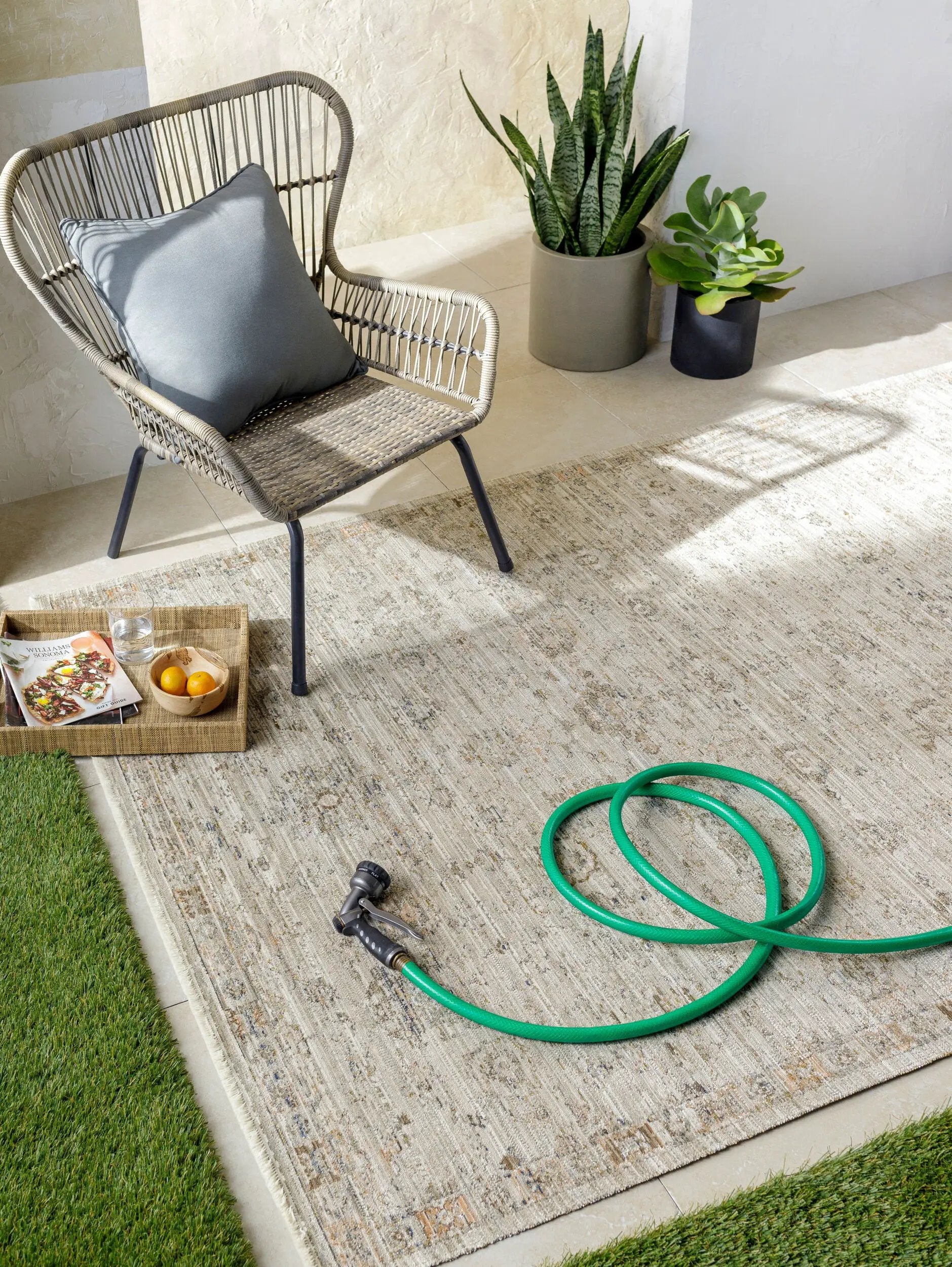 Margaret BOMG-2303 Taupe Area Rug by Becki Owens x LIVABLISS