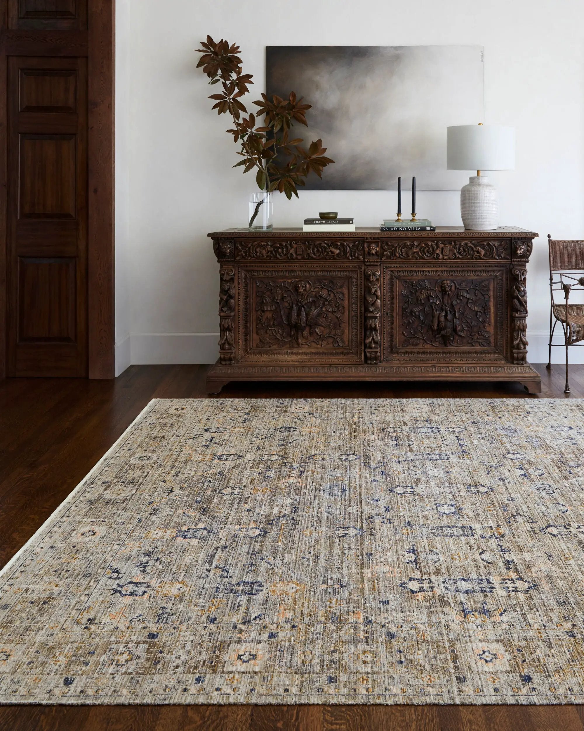 Margaret BOMG-2305 Medium Brown Area Rug by Becki Owens x LIVABLISS