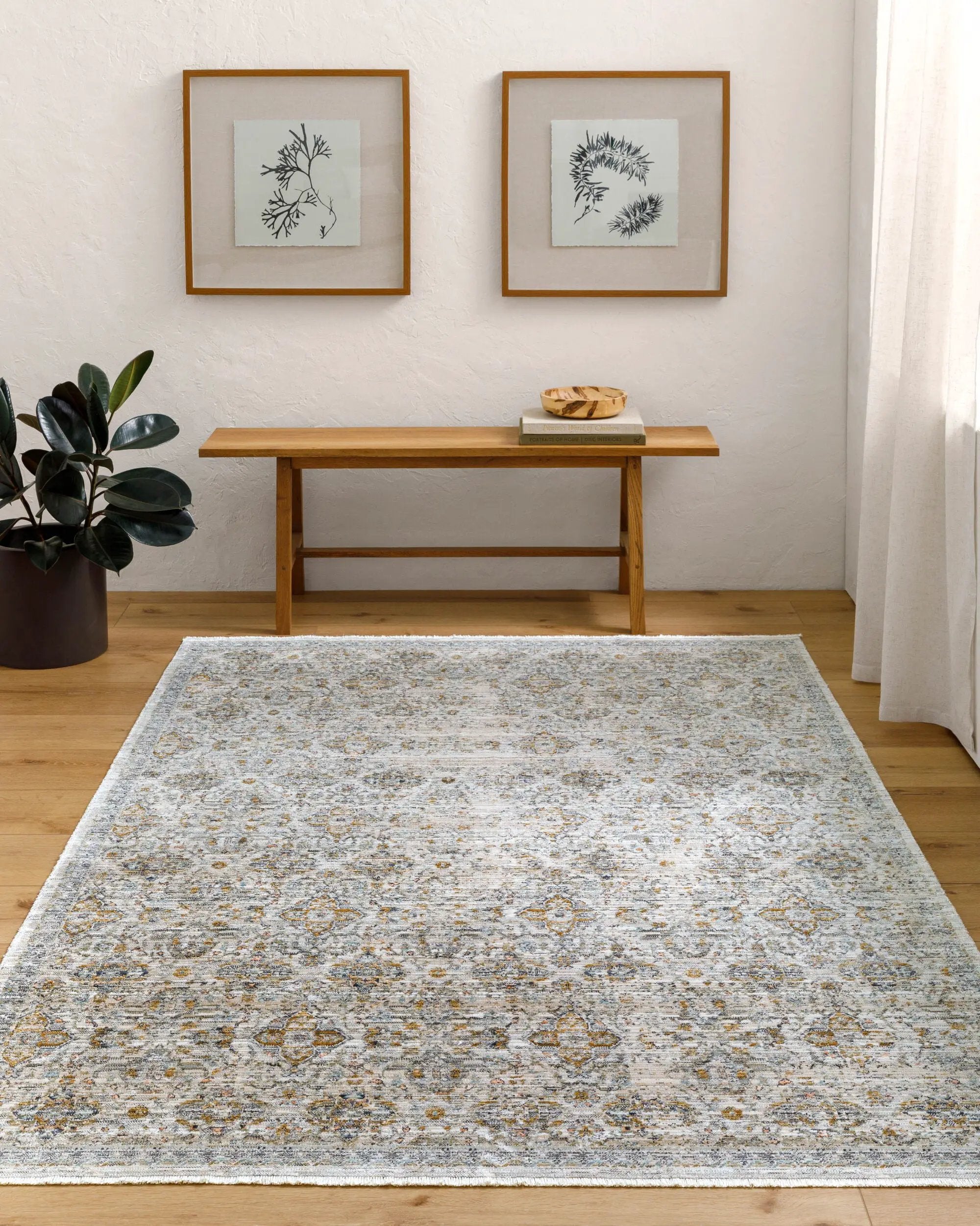 Margaret BOMG-2306 Taupe Area Rug by Becki Owens x LIVABLISS