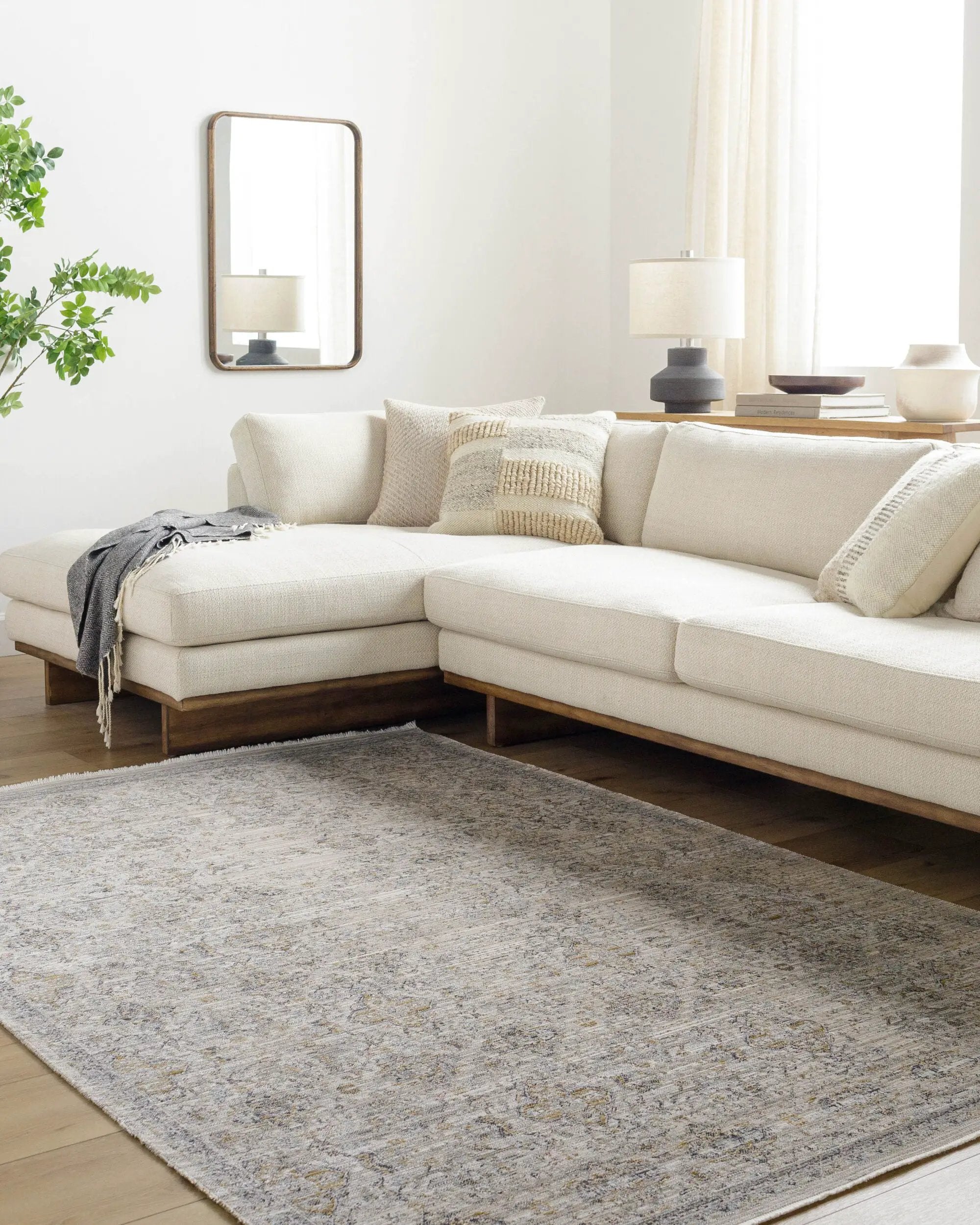 Margaret BOMG-2306 Taupe Area Rug by Becki Owens x LIVABLISS