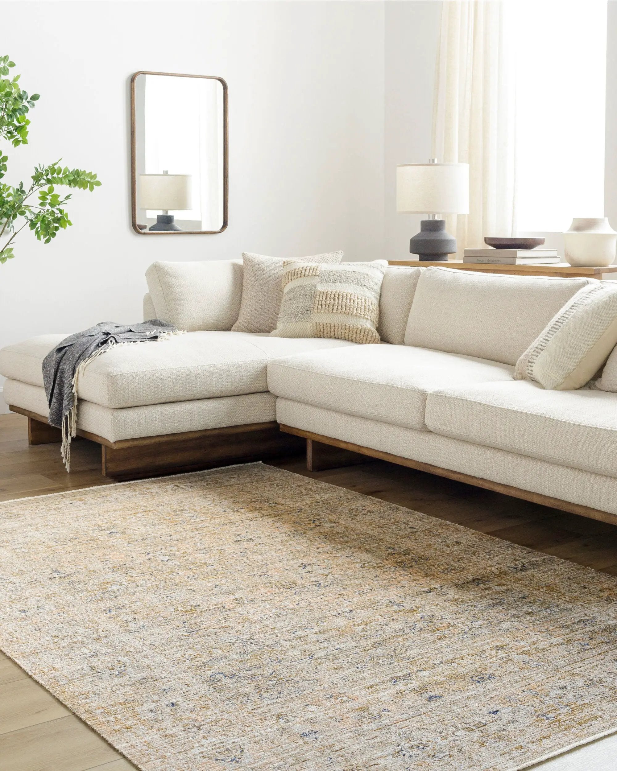 Margaret BOMG-2309 Brown Area Rug by Becki Owens x LIVABLISS