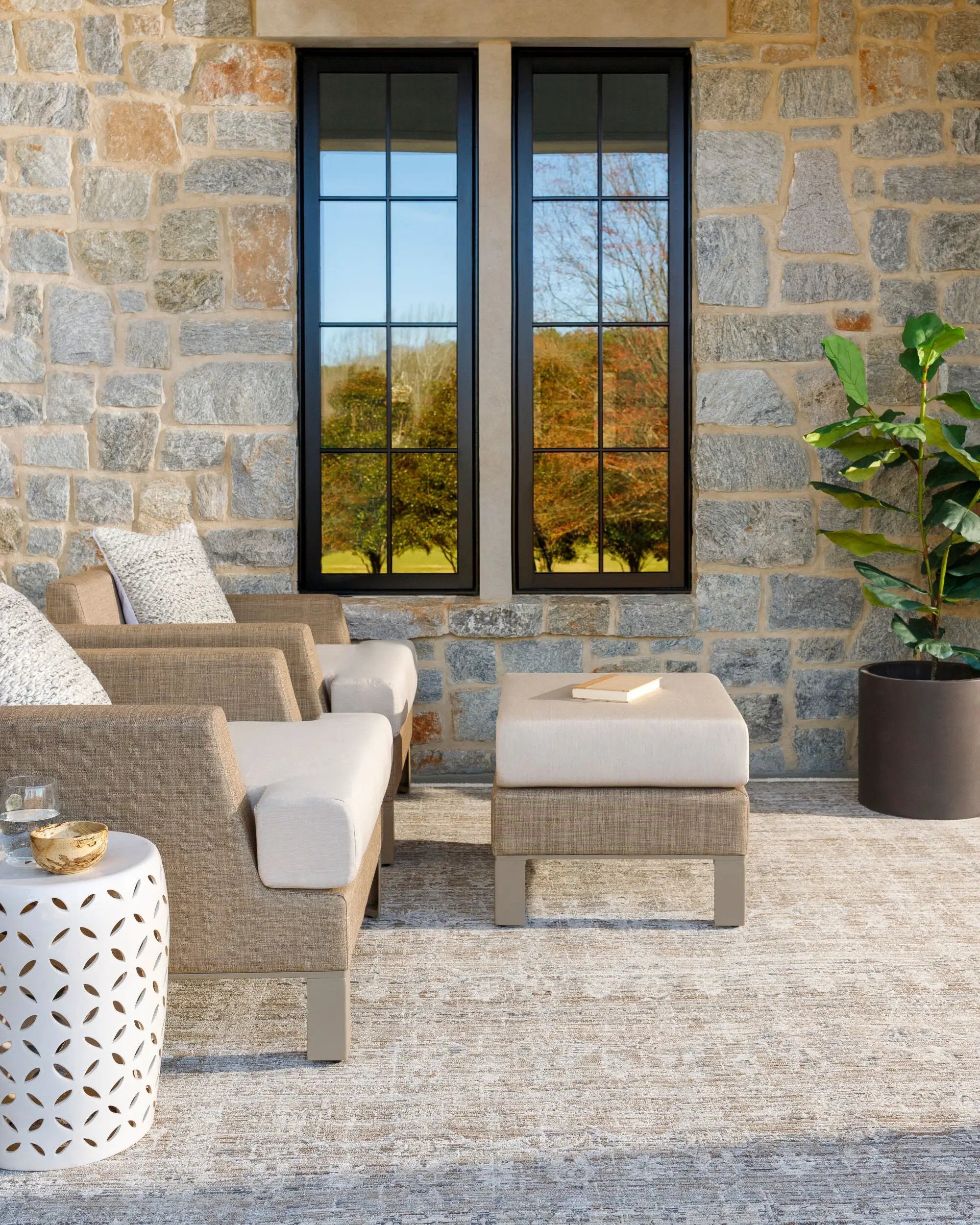 Margaret BOMG-2311 Brown Area Rug by Becki Owens x LIVABLISS