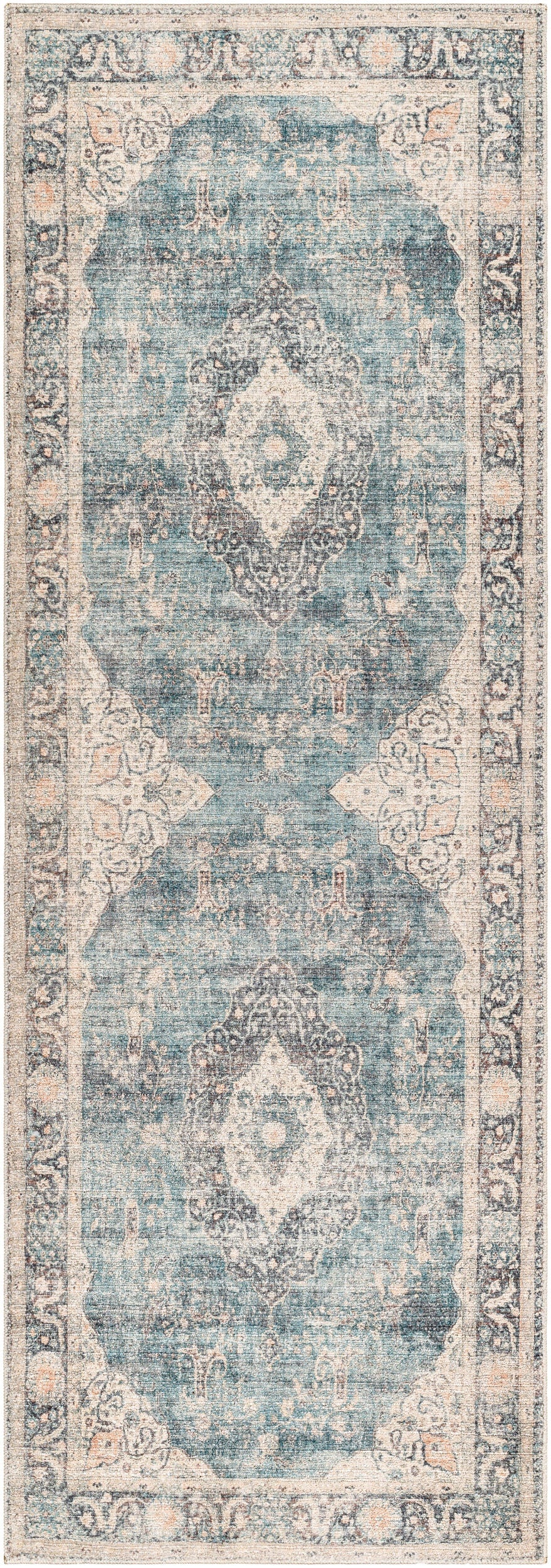 Becki Owens x LIVABLISS Marlene BOMN-2300 Ice Blue Area Rug