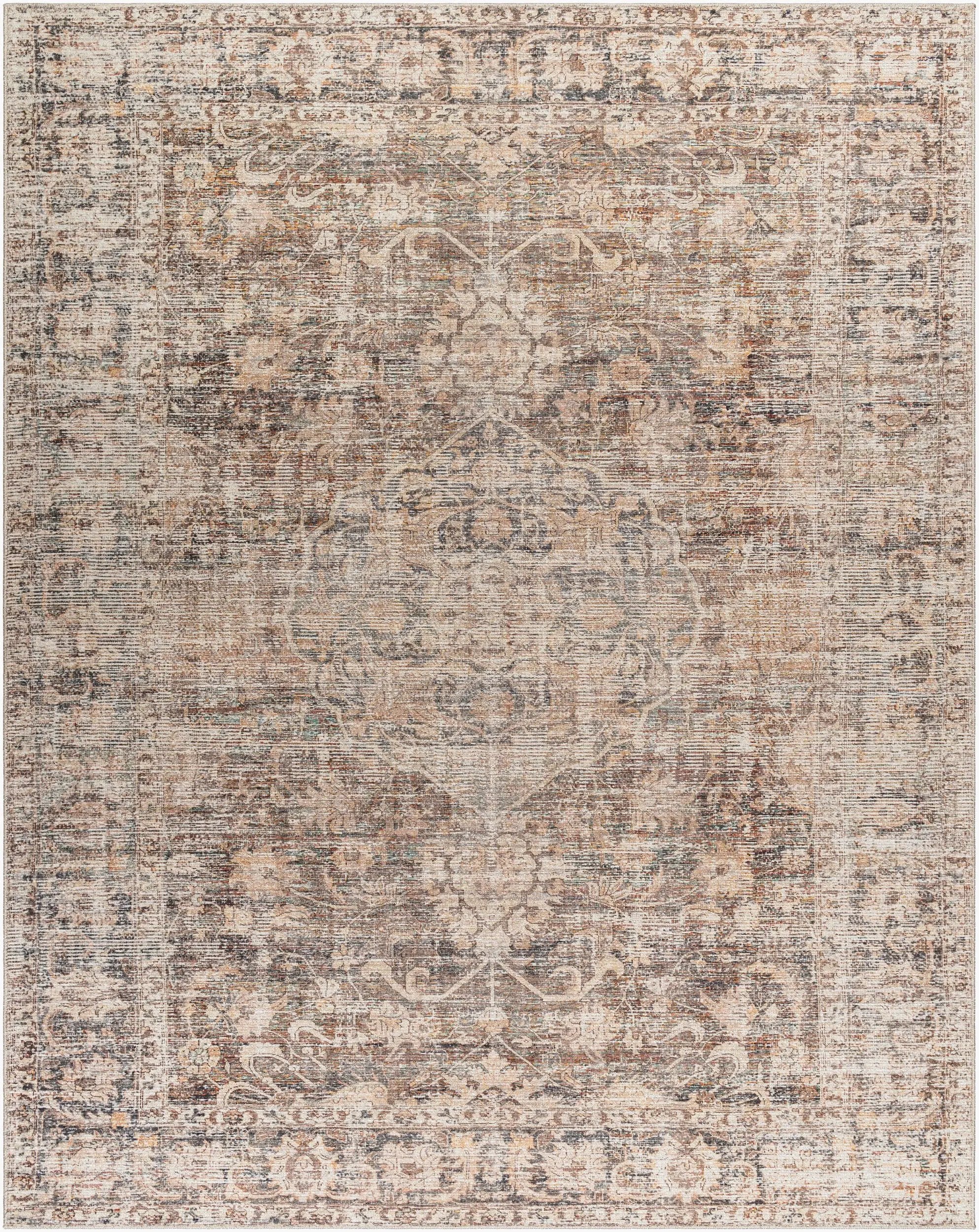 Marlene BOMN-2301 Dark Brown Area Rug by Becki Owens x LIVABLISS
