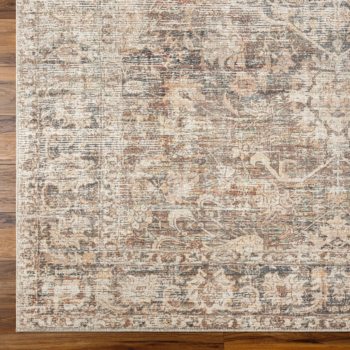 Marlene BOMN-2301 Dark Brown Area Rug by Becki Owens x LIVABLISS