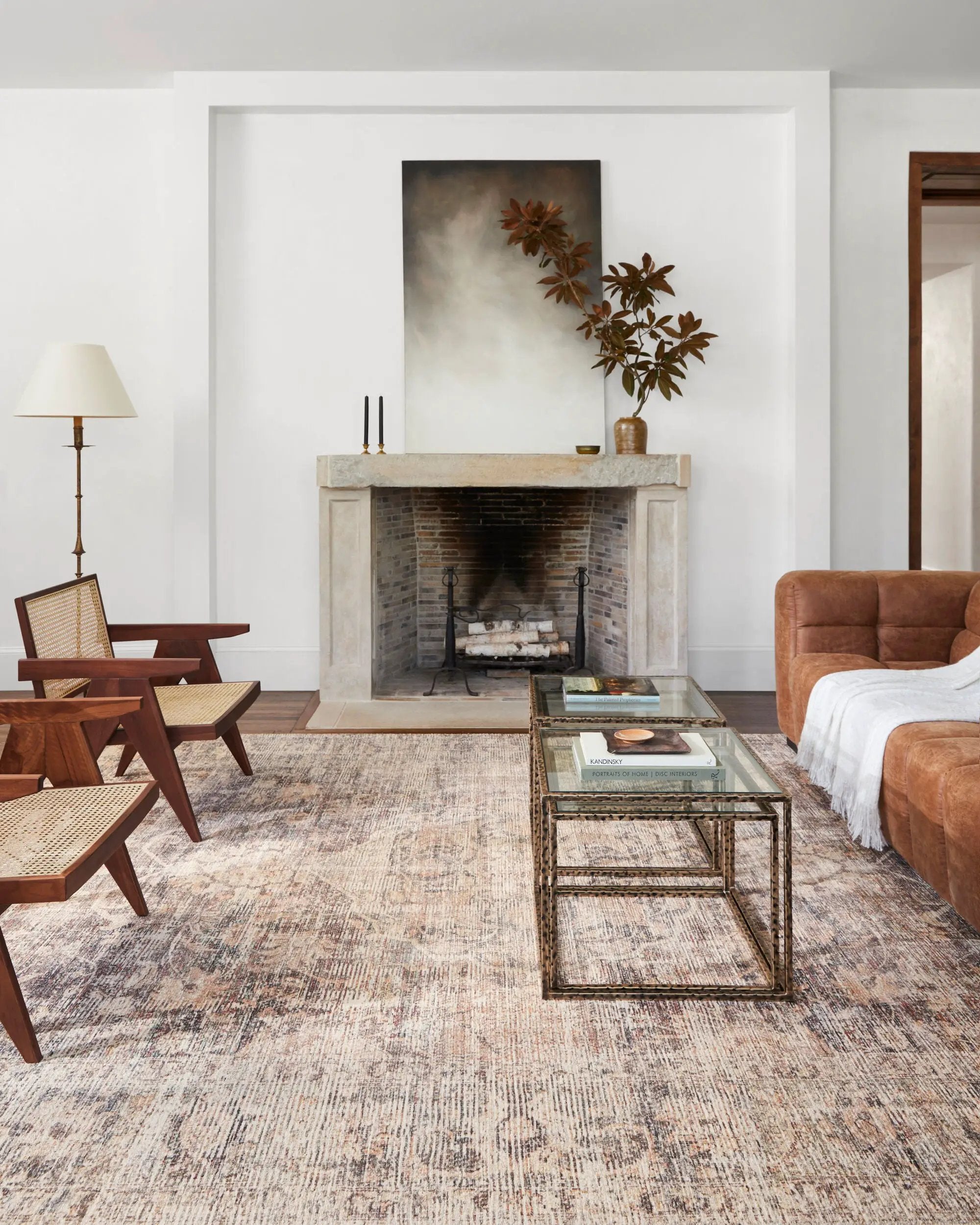 Marlene BOMN-2301 Dark Brown Area Rug by Becki Owens x LIVABLISS