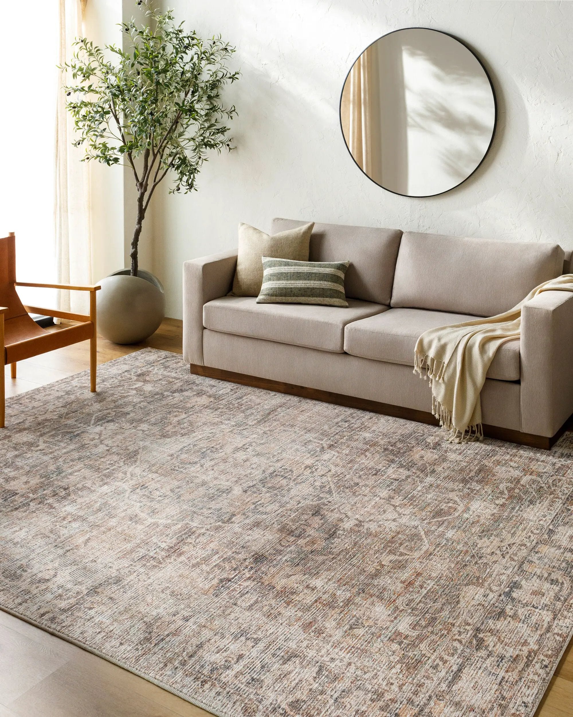 Marlene BOMN-2301 Dark Brown Area Rug by Becki Owens x LIVABLISS