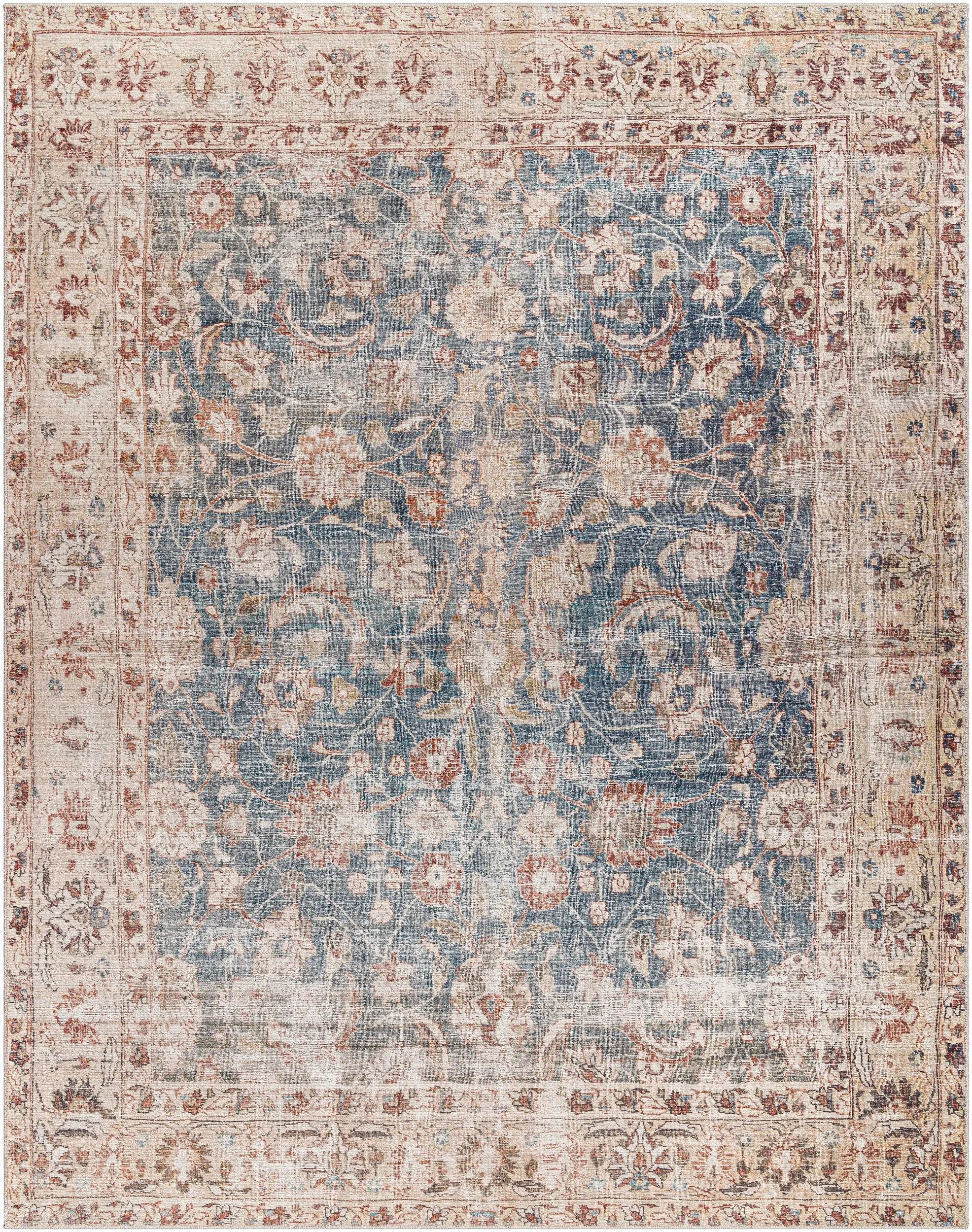 Marlene BOMN-2303 Ink Blue Area Rug by Becki Owens x LIVABLISS