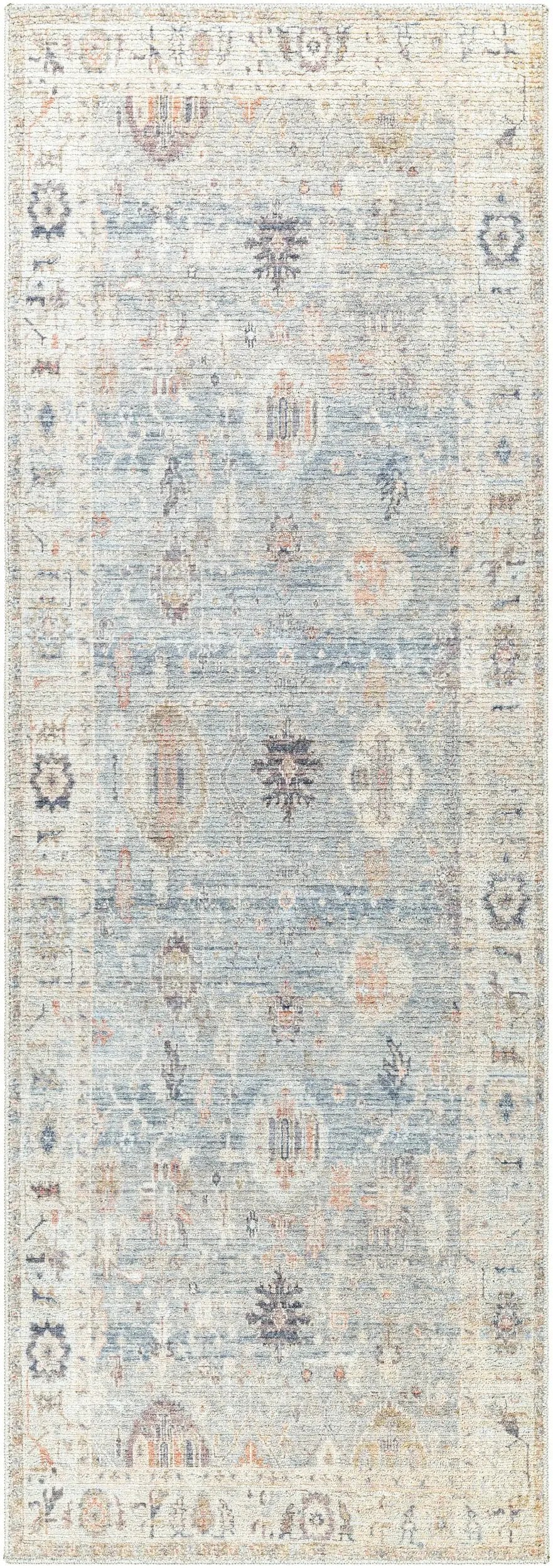 Marlene BOMN-2306 Pale Blue Area Rug by Becki Owens x LIVABLISS
