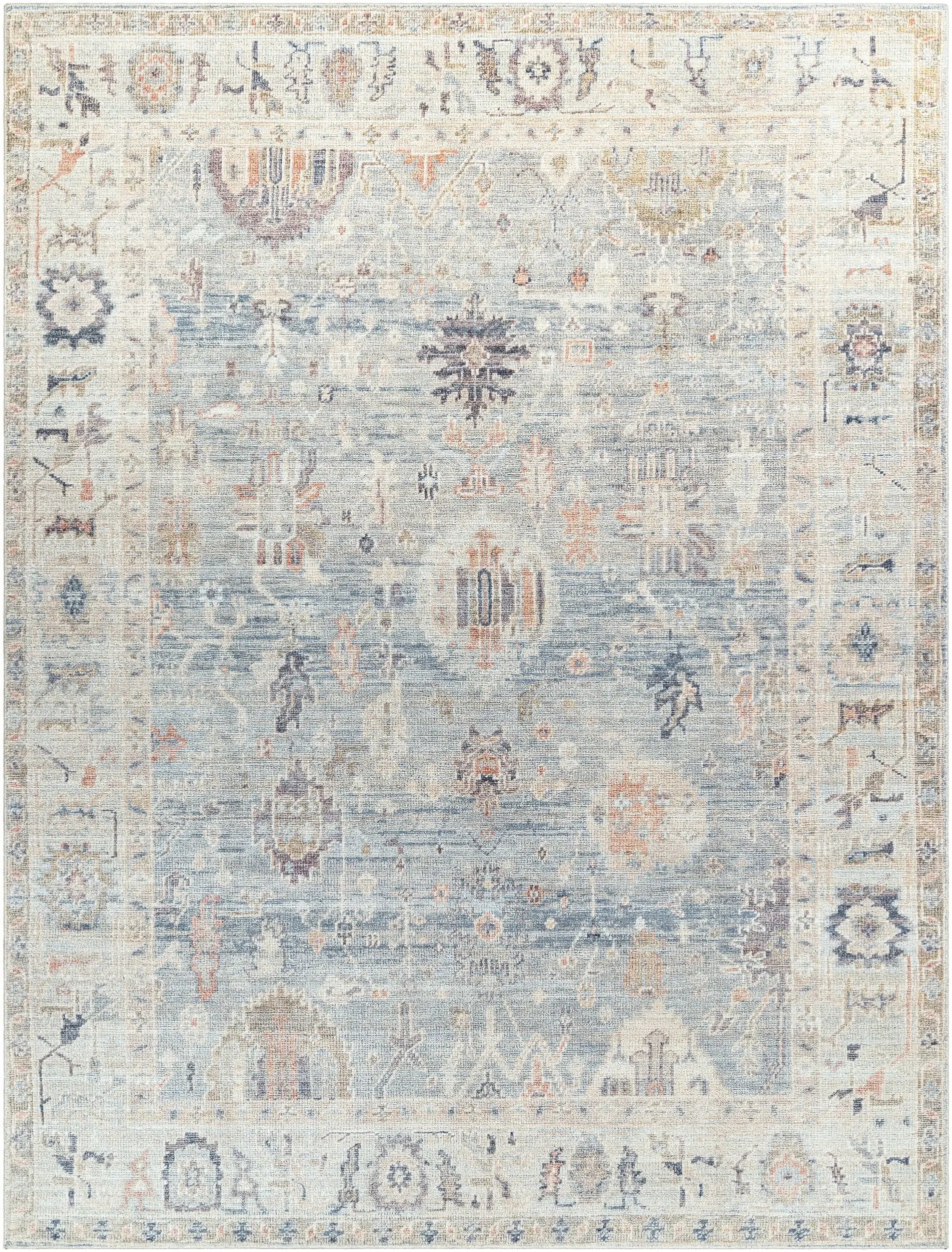 Marlene BOMN-2306 Pale Blue Area Rug by Becki Owens x LIVABLISS