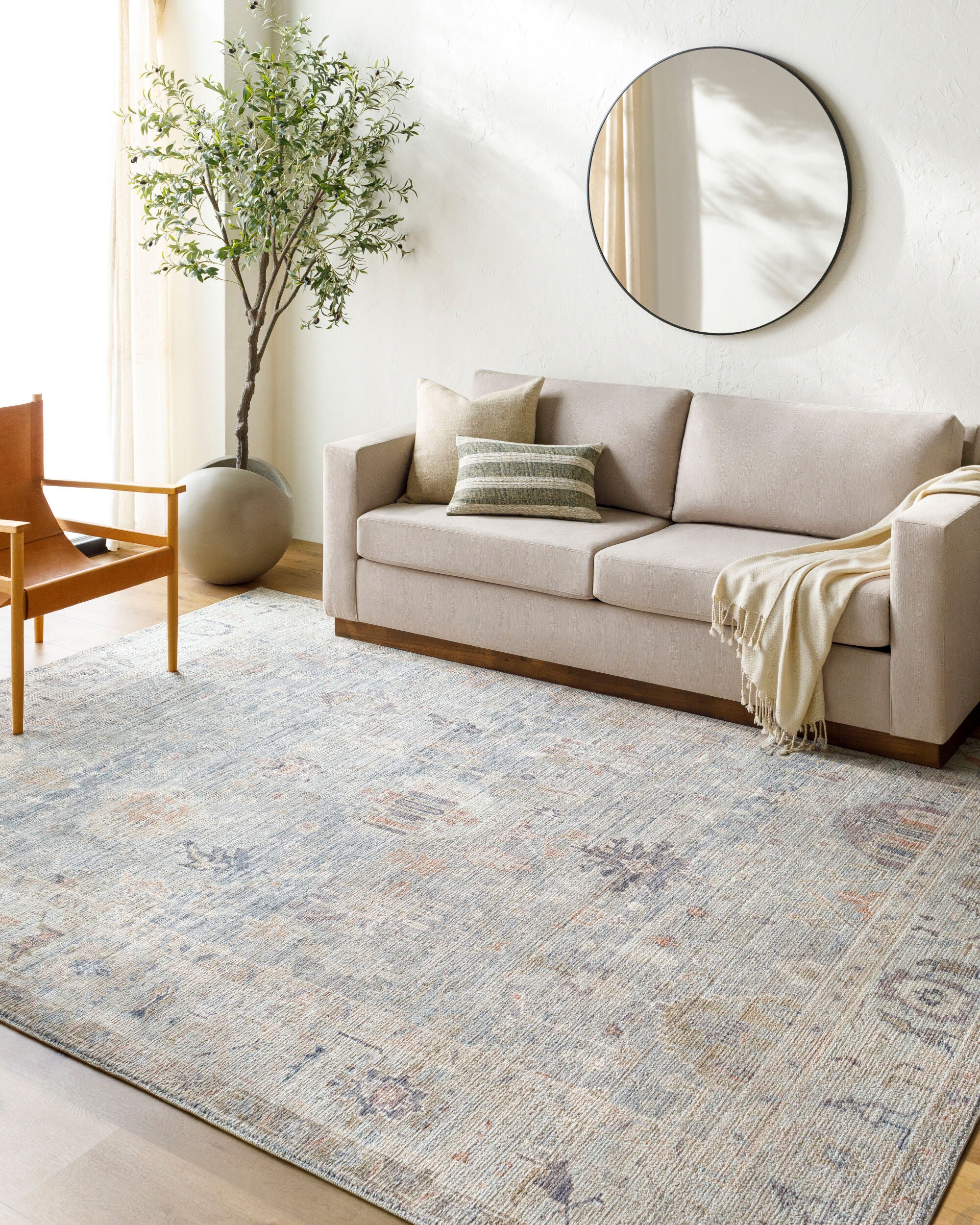 Marlene BOMN-2306 Pale Blue Area Rug