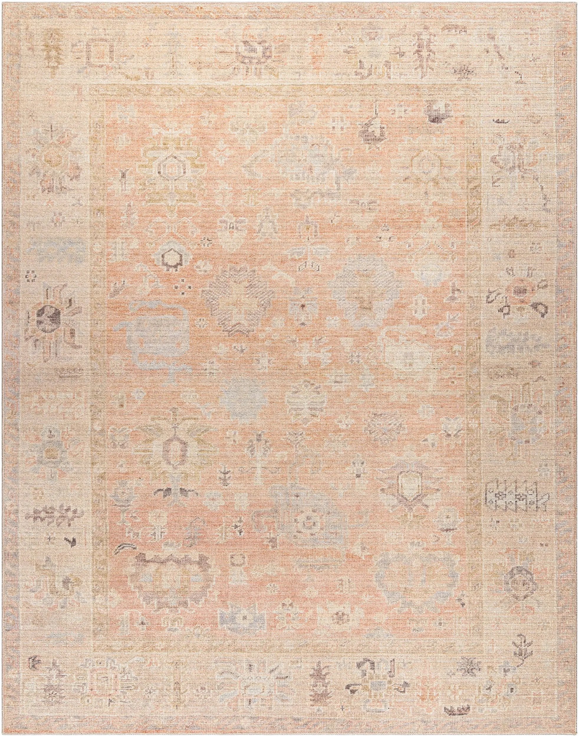 Marlene BOMN-2307 Dusty Pink Area Rug by Becki Owens x LIVABLISS