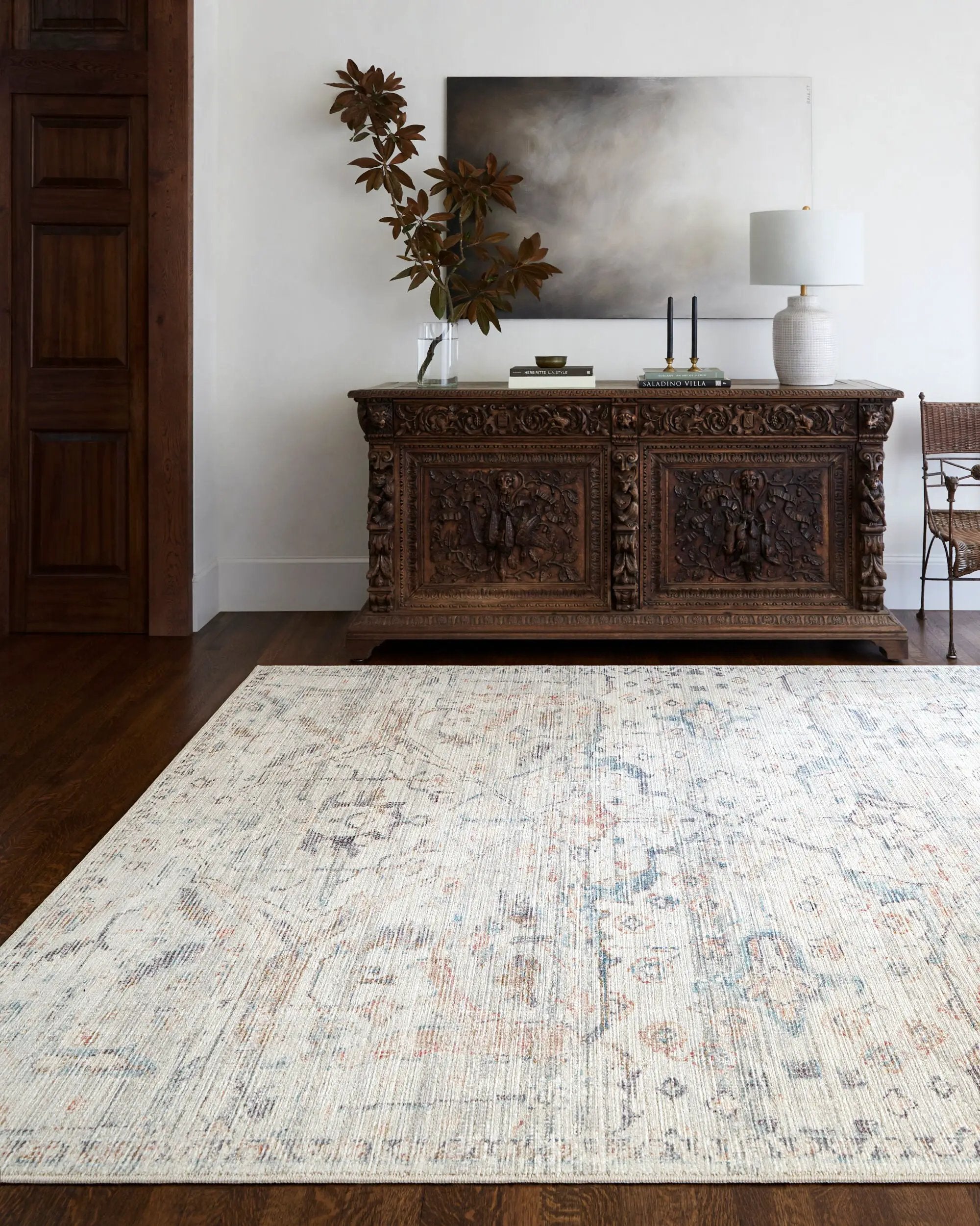Marlene BOMN-2309 Cream Area Rug by Becki Owens x LIVABLISS