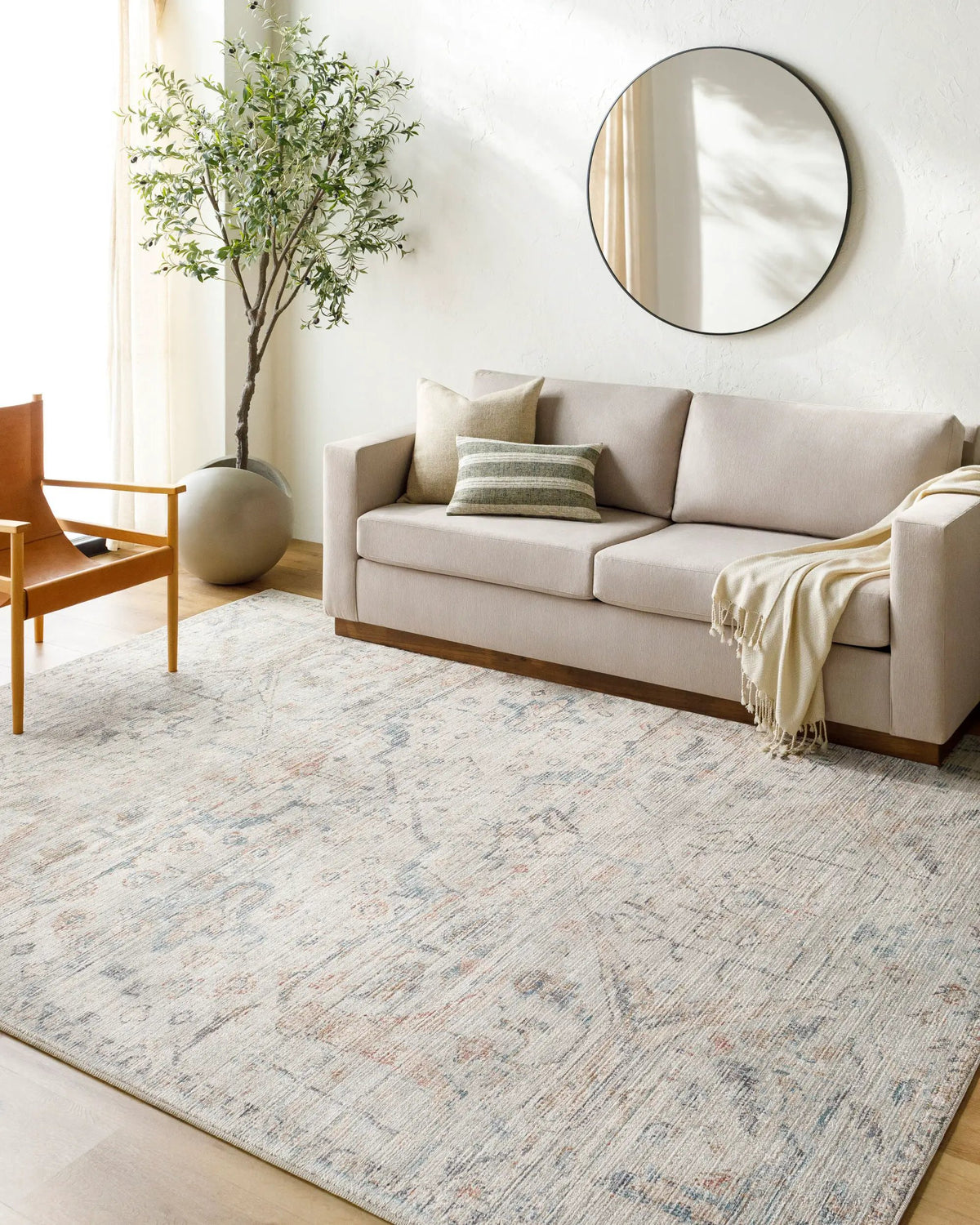 Marlene BOMN-2309 Cream Area Rug by Becki Owens x LIVABLISS