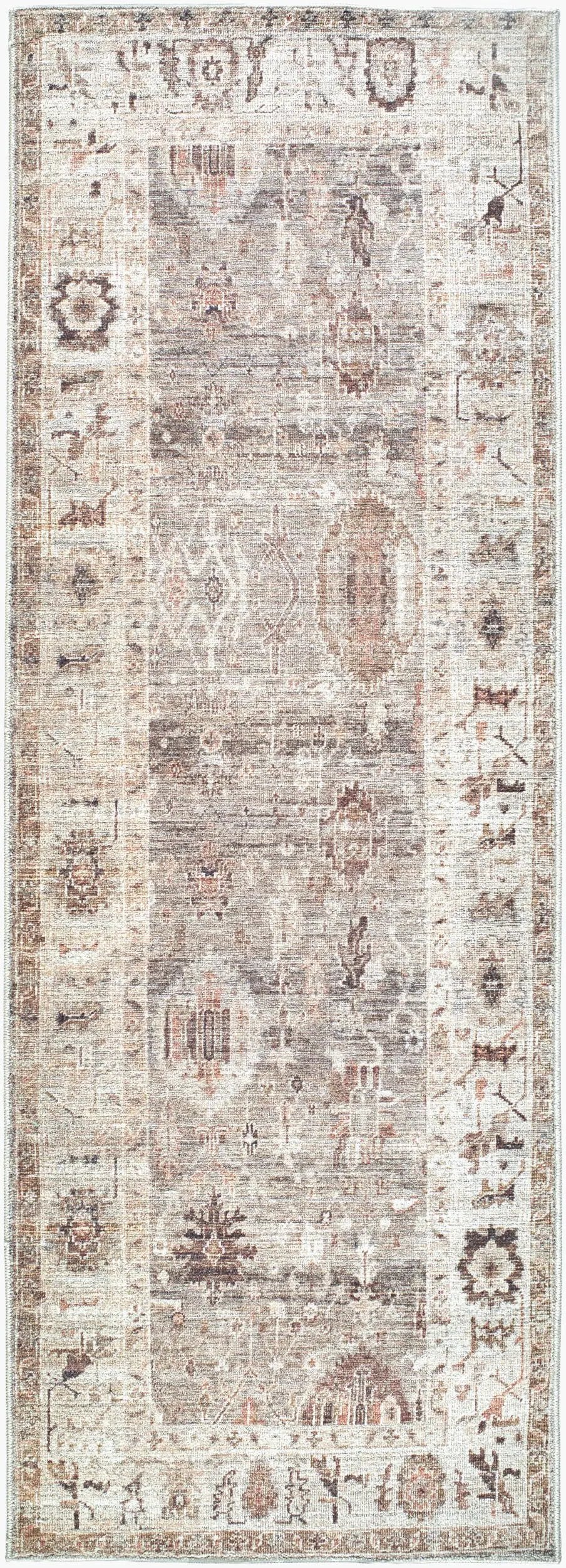 Marlene BOMN-2311 Light Brown Area Rug by Becki Owens x LIVABLISS