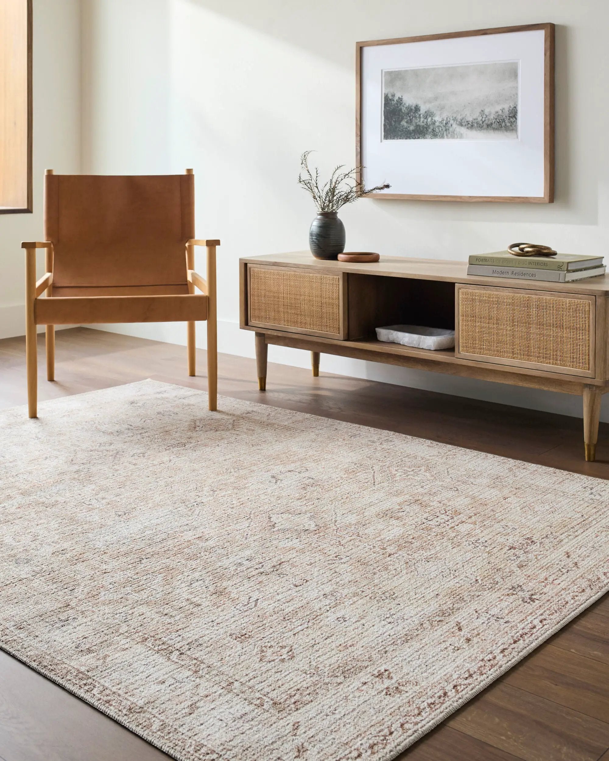 Marlene BOMN-2312 Cream Area Rug by Becki Owens x LIVABLISS