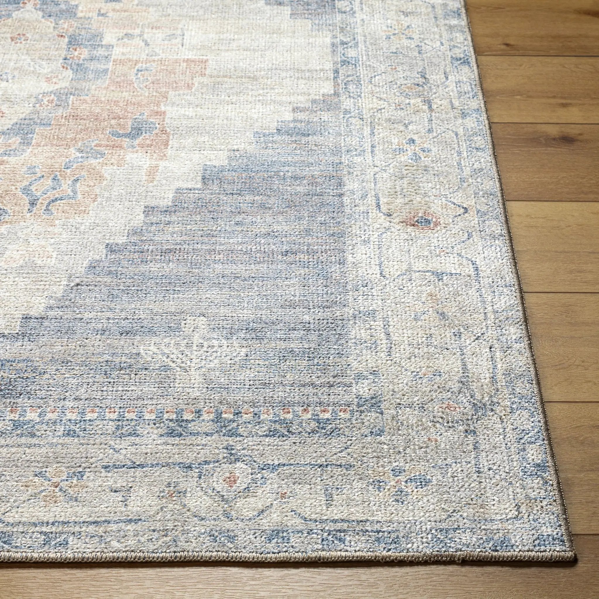 Luca BONC-2300 Denim Area Rug by Becki Owens x LIVABLISS