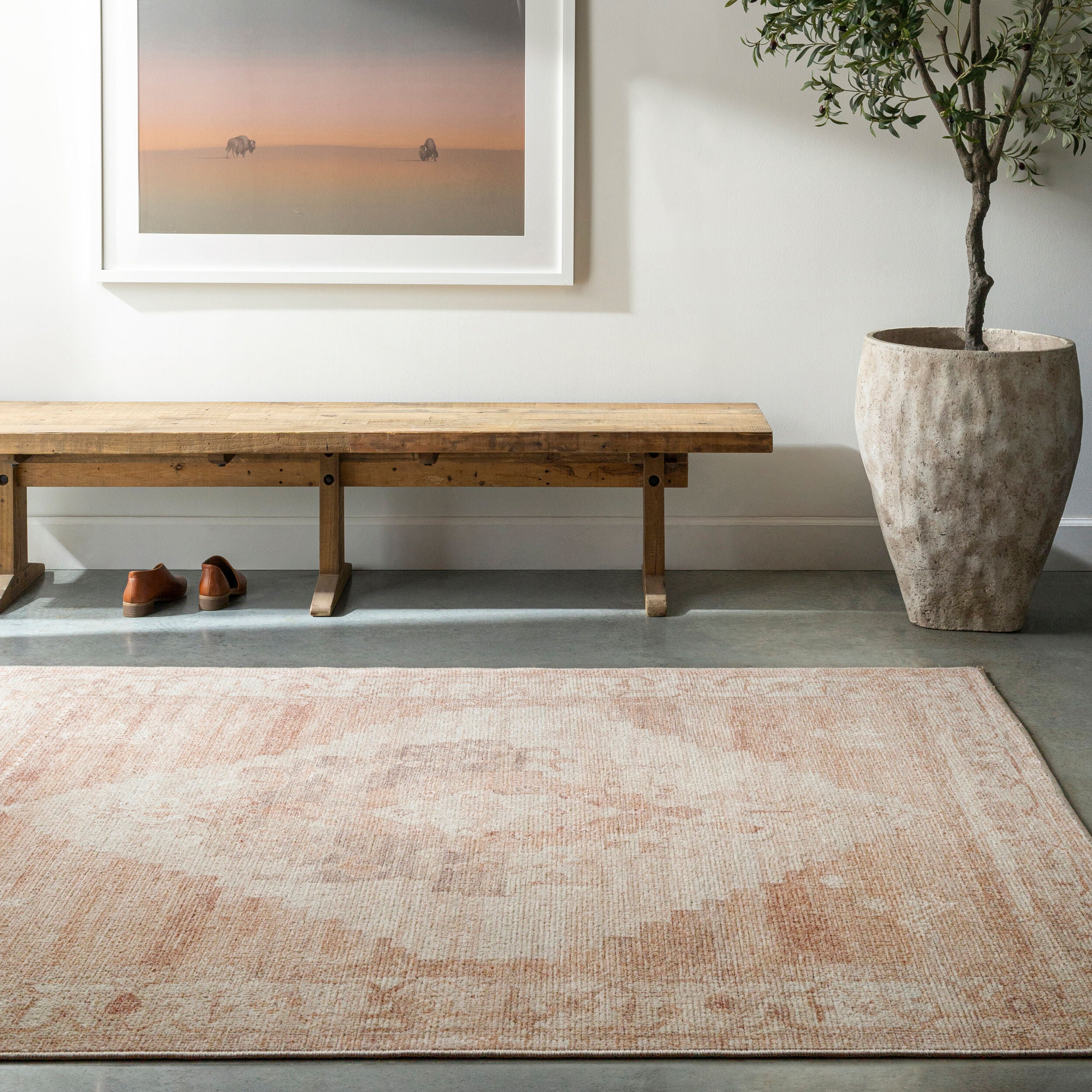 Becki Owens x LIVABLISS Luca BONC-2301 Dusty Pink Area Rug