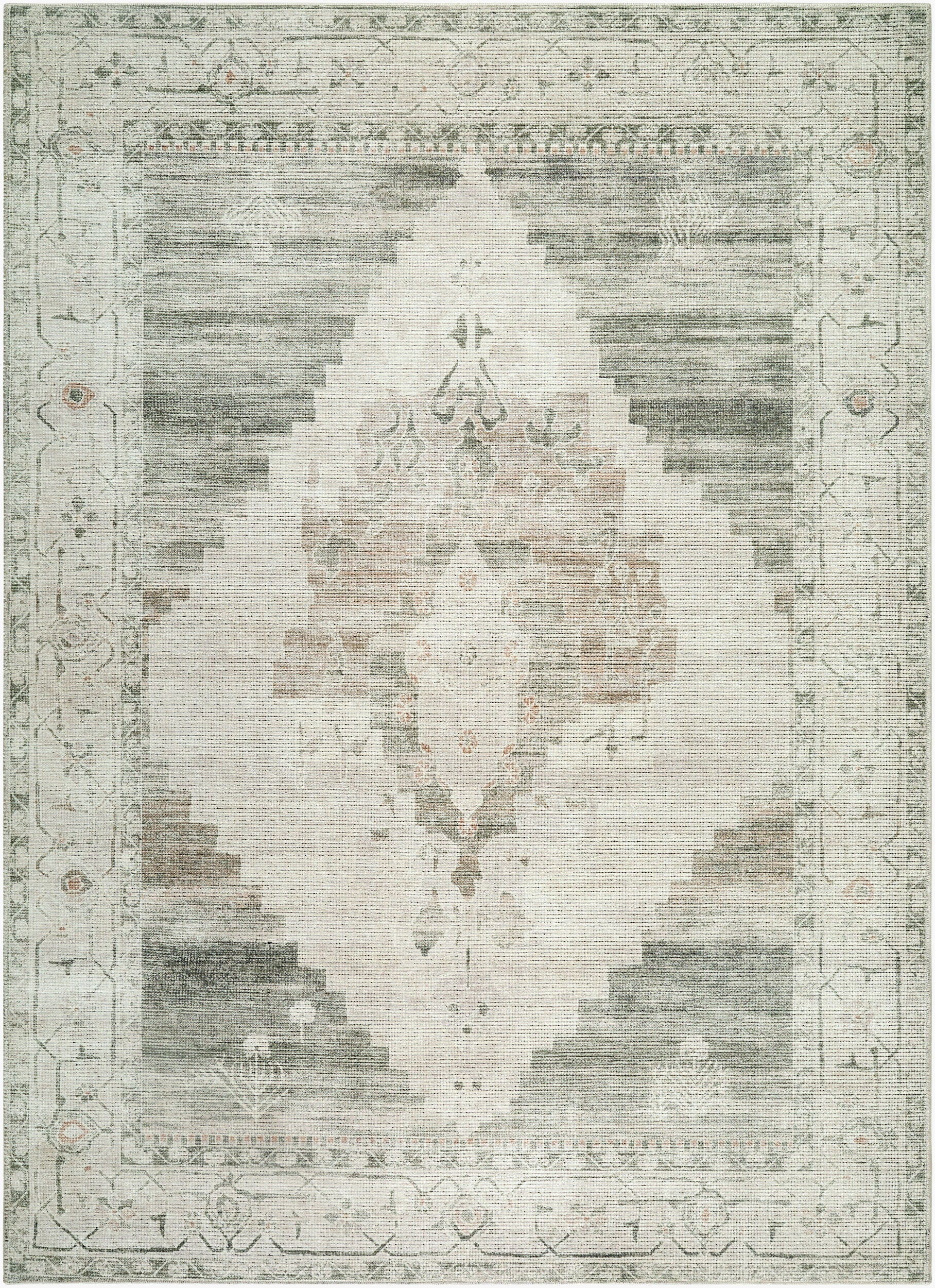 Becki Owens x LIVABLISS Luca BONC-2303 Olive Area Rug
