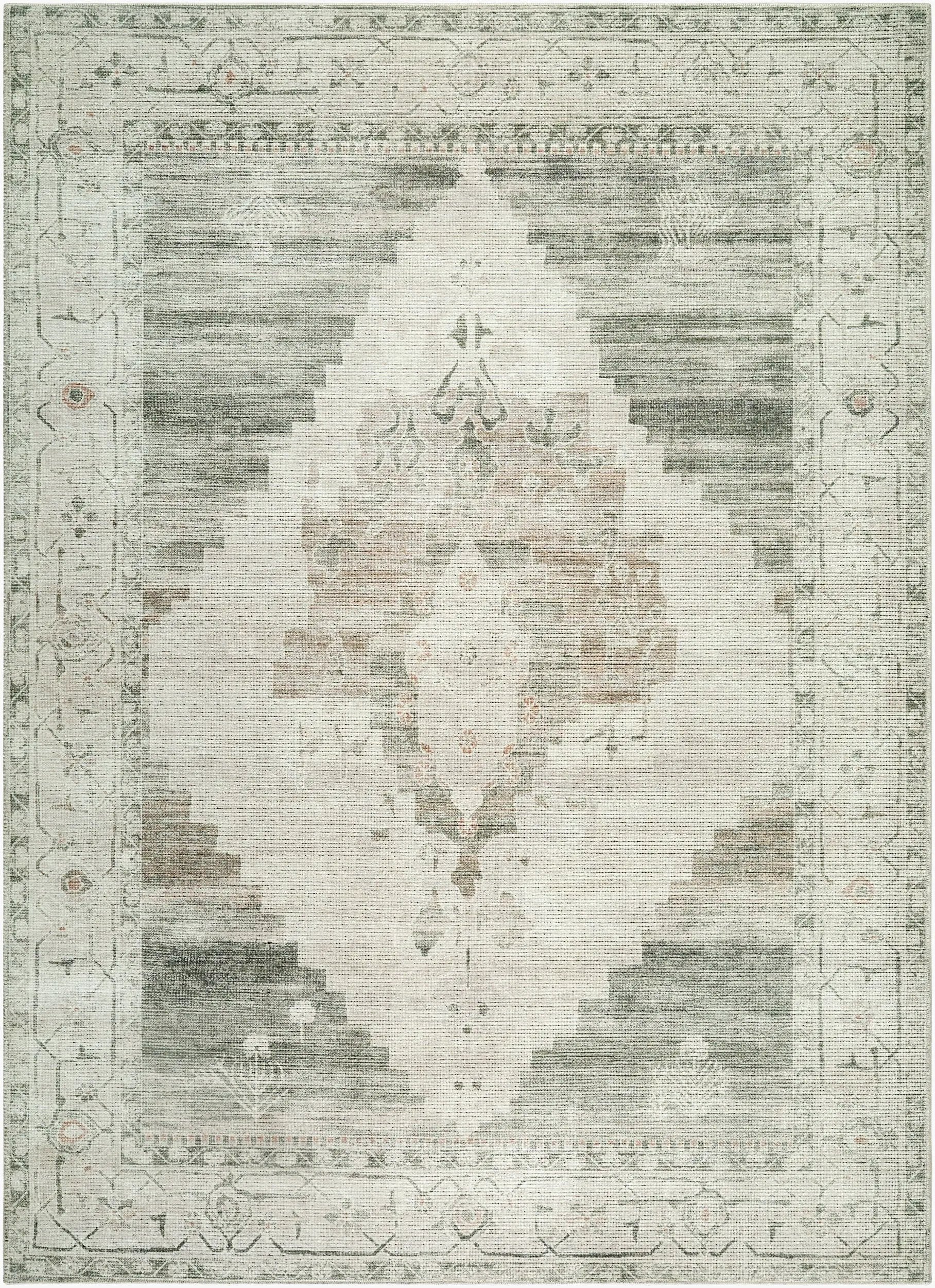 Luca BONC-2303 Olive Area Rug by Becki Owens x LIVABLISS