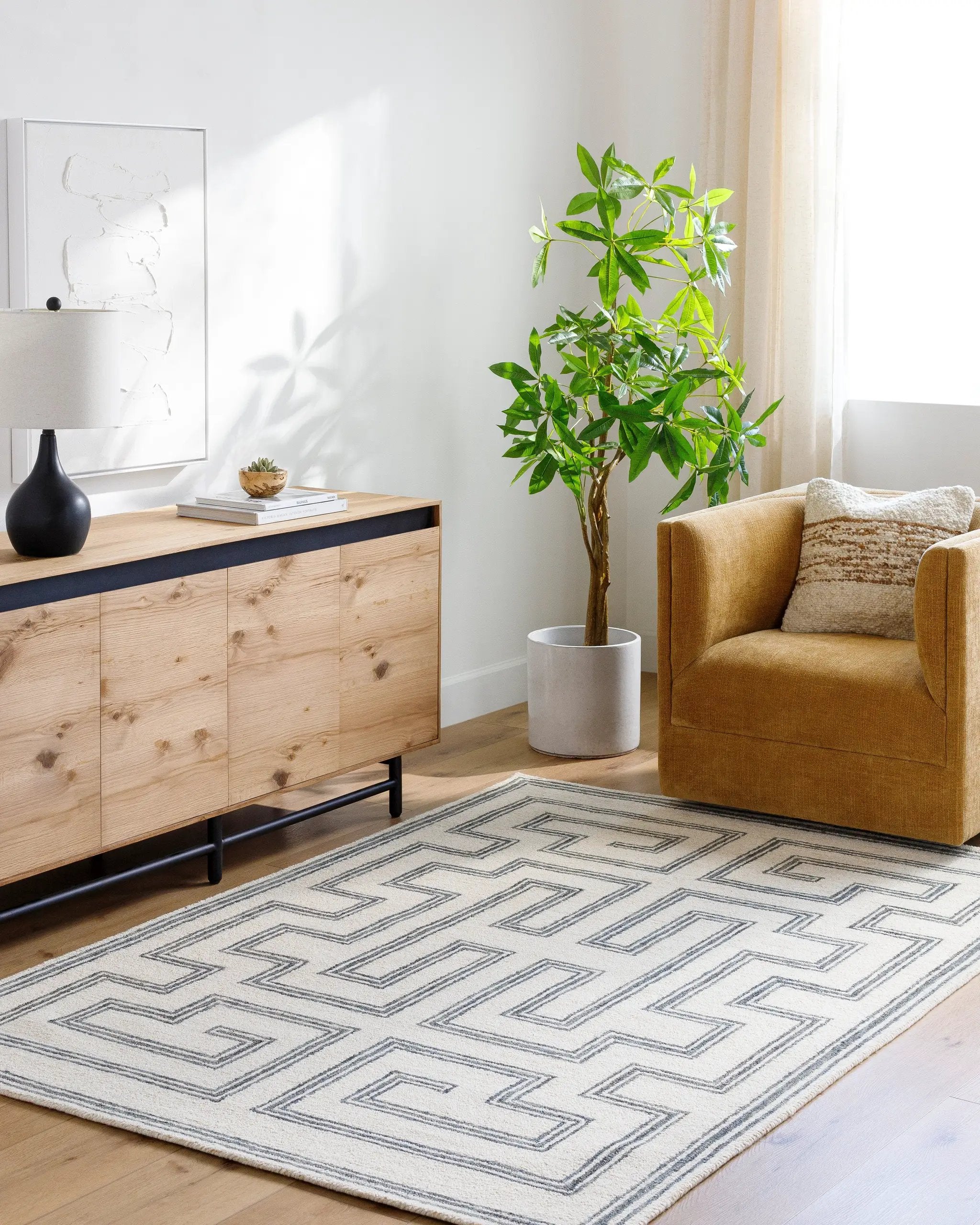 Bournemouth BOT-2306 Ivory Area Rug by LIVABLISS