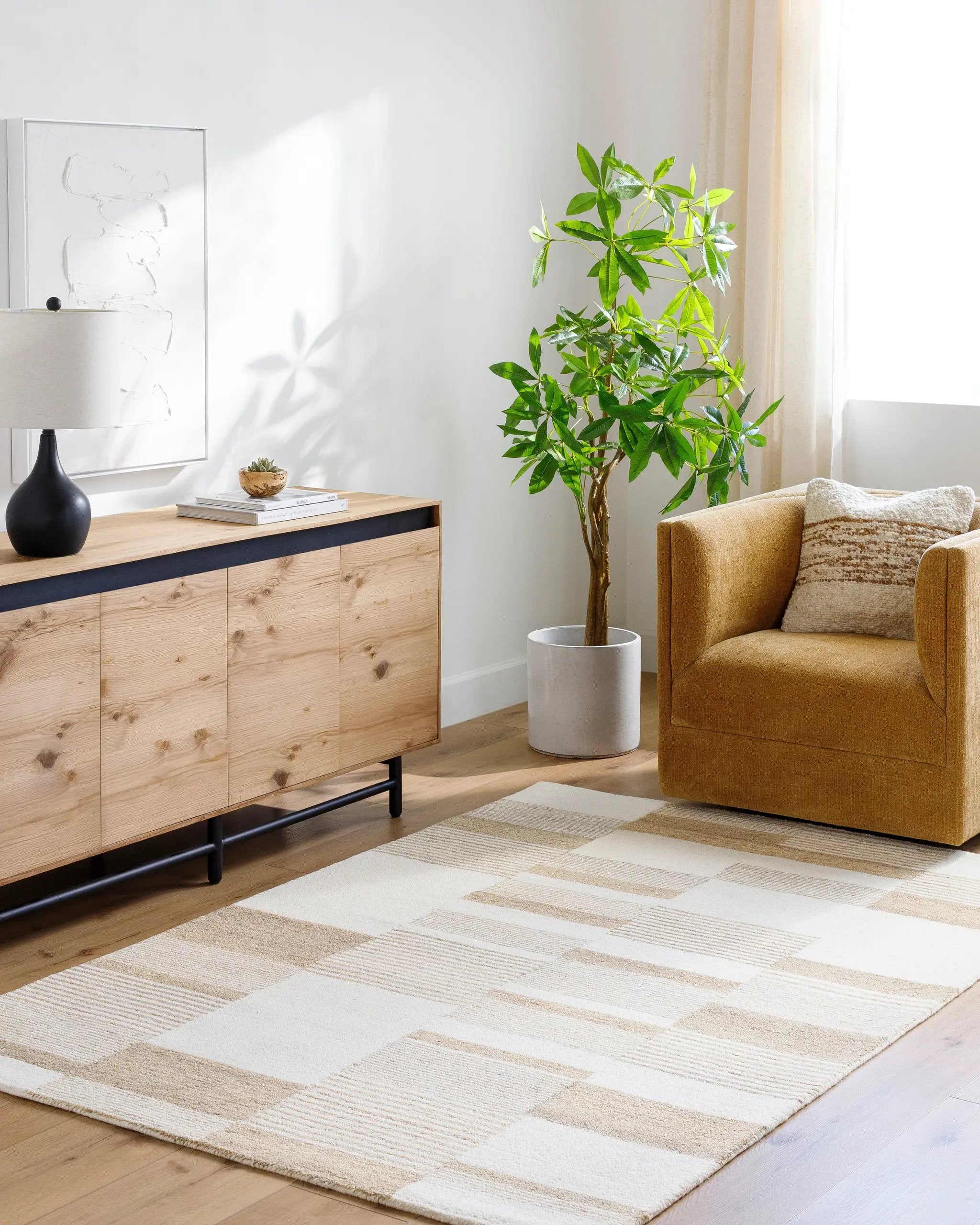 Bournemouth BOT-2314 Ivory Area Rug by LIVABLISS