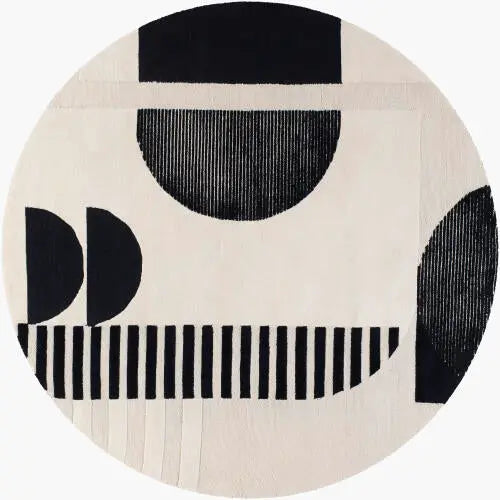 Brooklyn BRO-2304 Black Area Rug by LIVABLISS