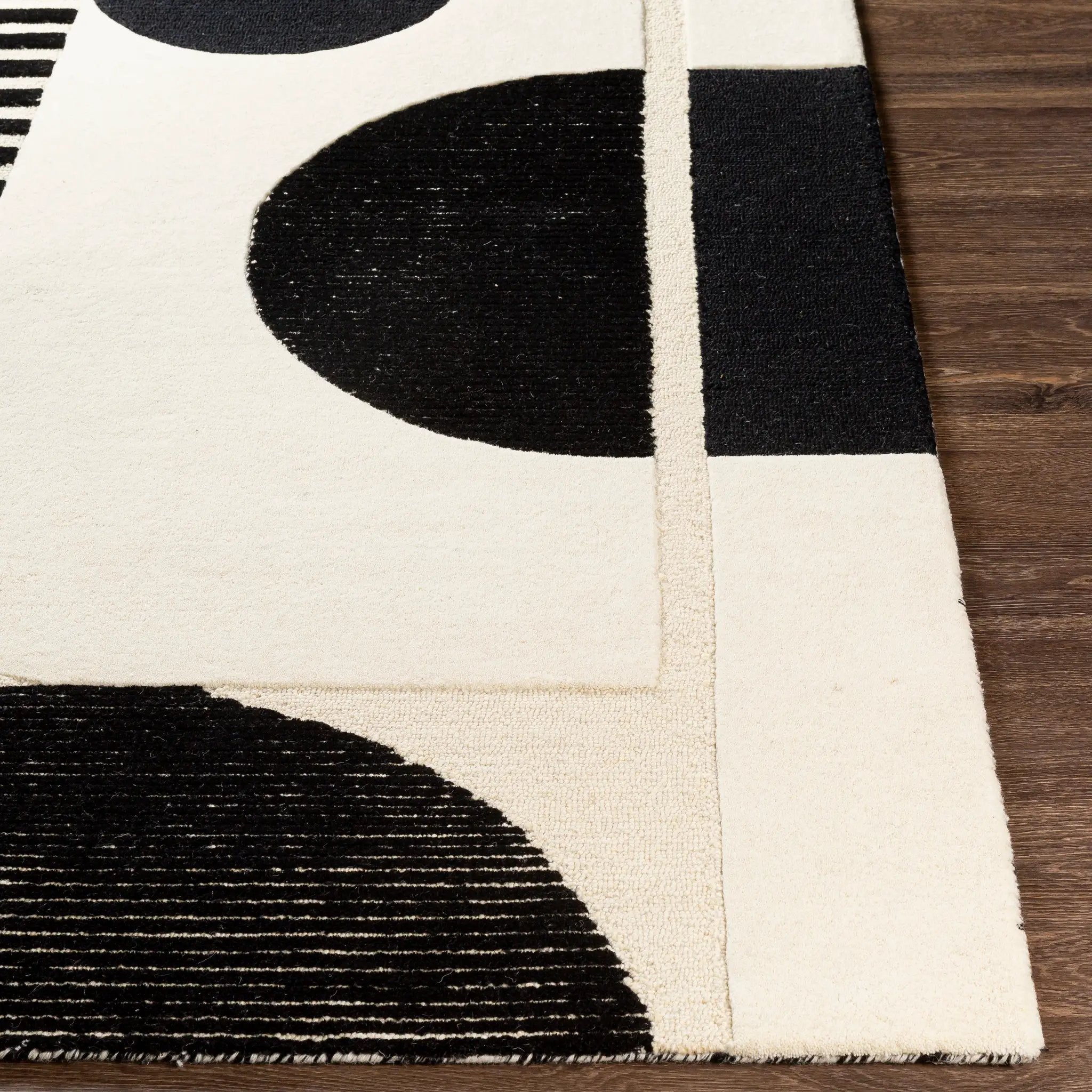 Brooklyn BRO-2304 Black Area Rug by LIVABLISS