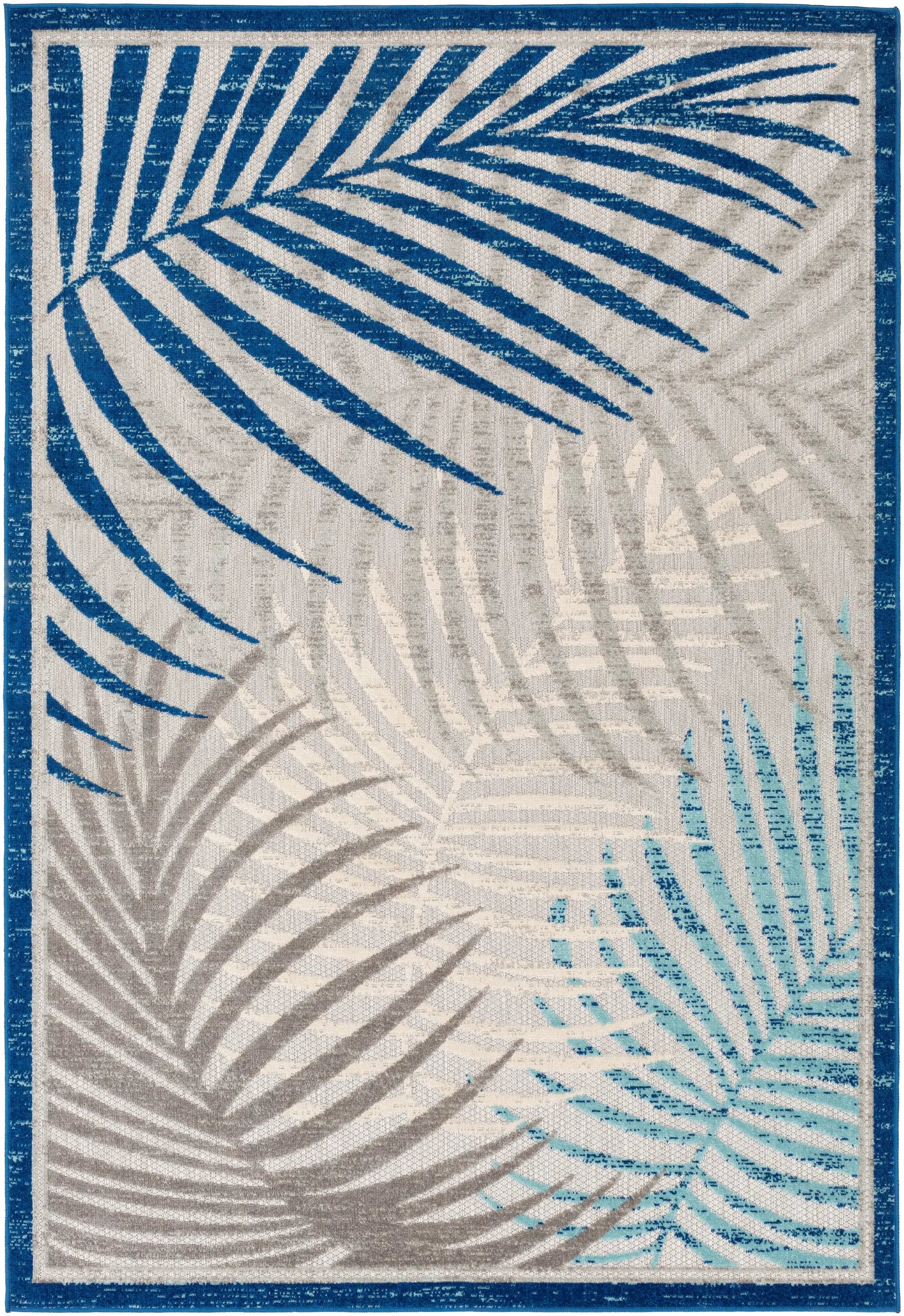 Big Sur BSR-2312 Blue Area Rug by LIVABLISS
