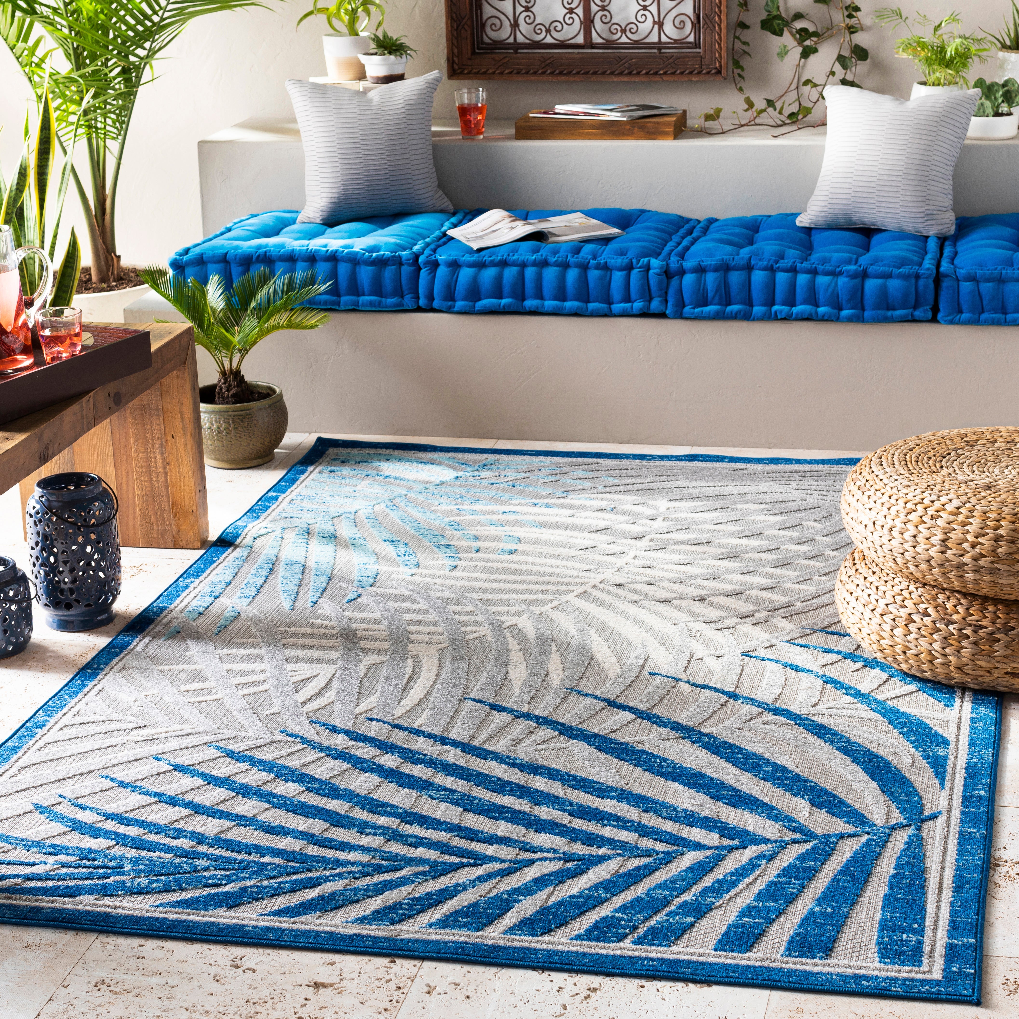 Surya Big Sur BSR-2312 Blue Area Rug by LIVABLISS