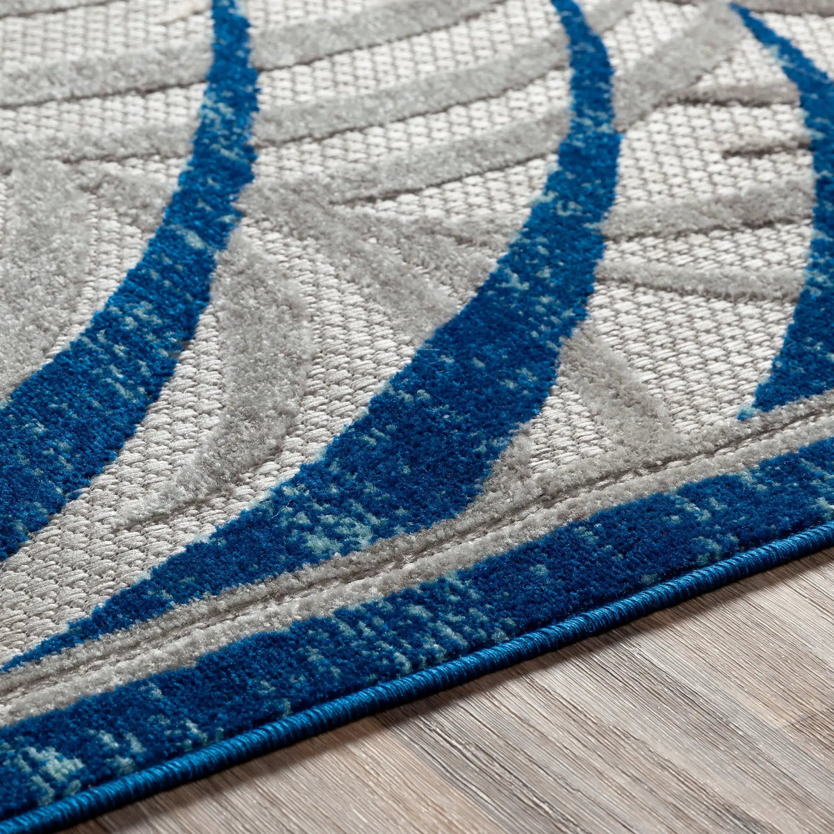 Big Sur BSR-2312 Blue Area Rug by LIVABLISS