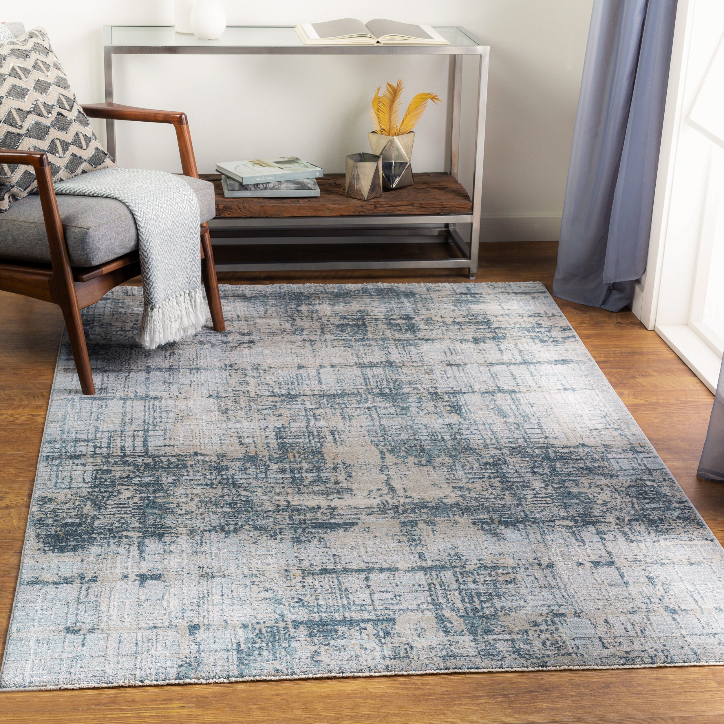 LIVABLISS Brunswick BWK-2300 Pale Blue Area Rug