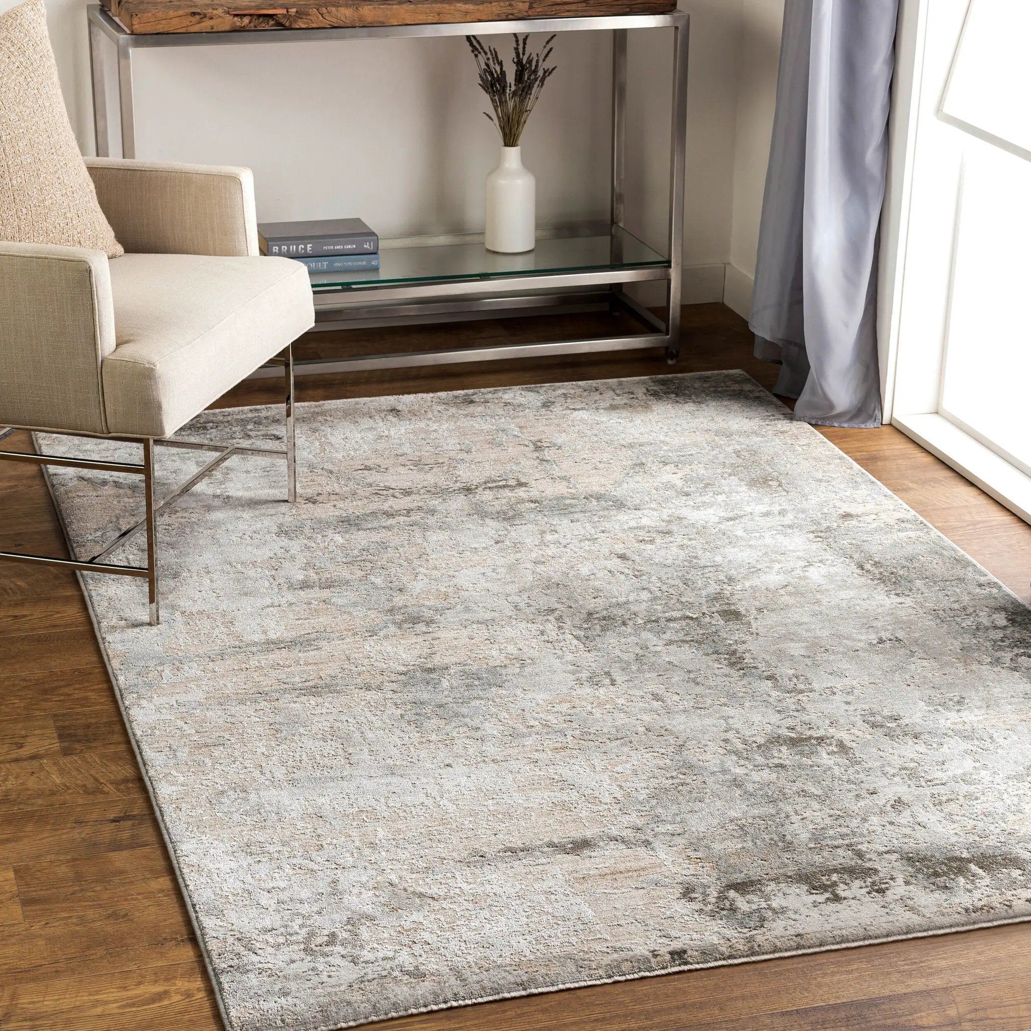 Brunswick BWK-2308 Dusty Sage Area Rug by LIVABLISS